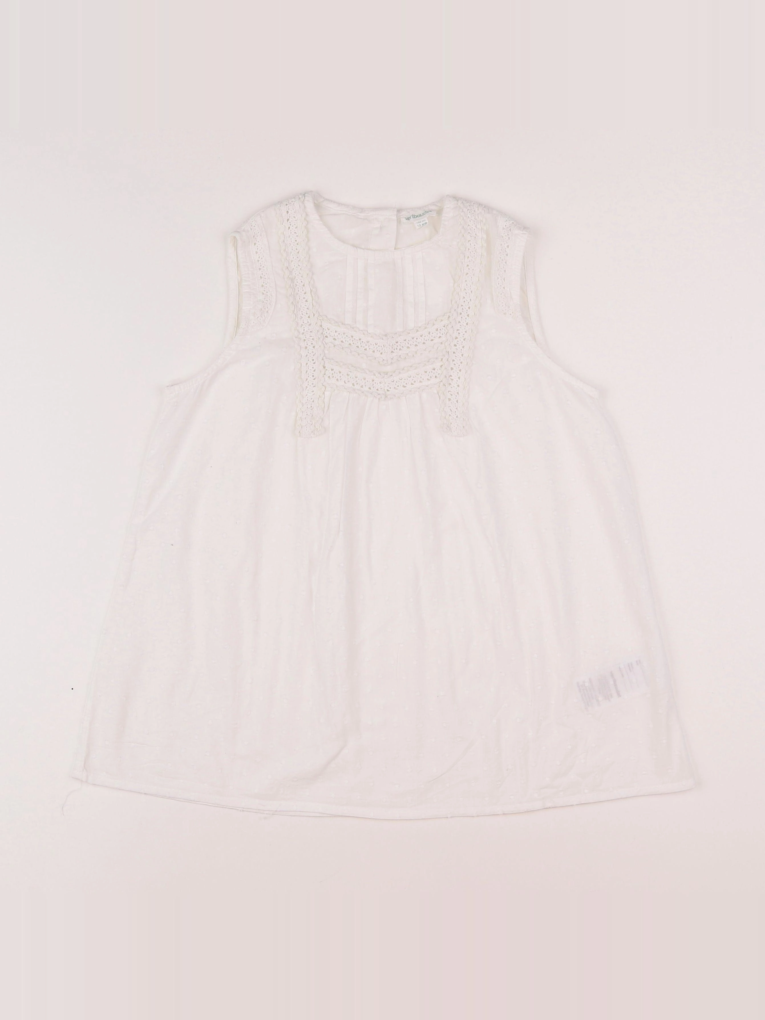 Vertbaudet - blouse blanc - 12 ans