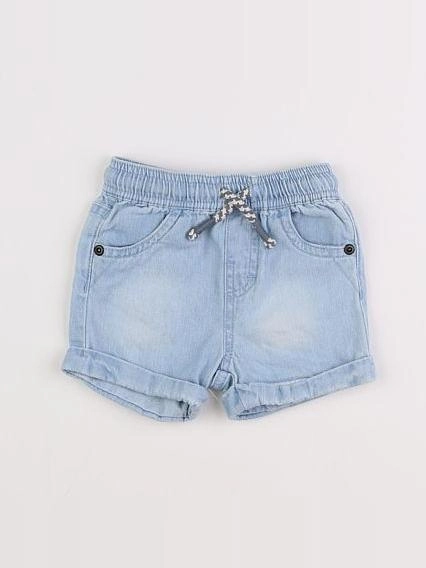 Vertbaudet - short bleu - 6 mois