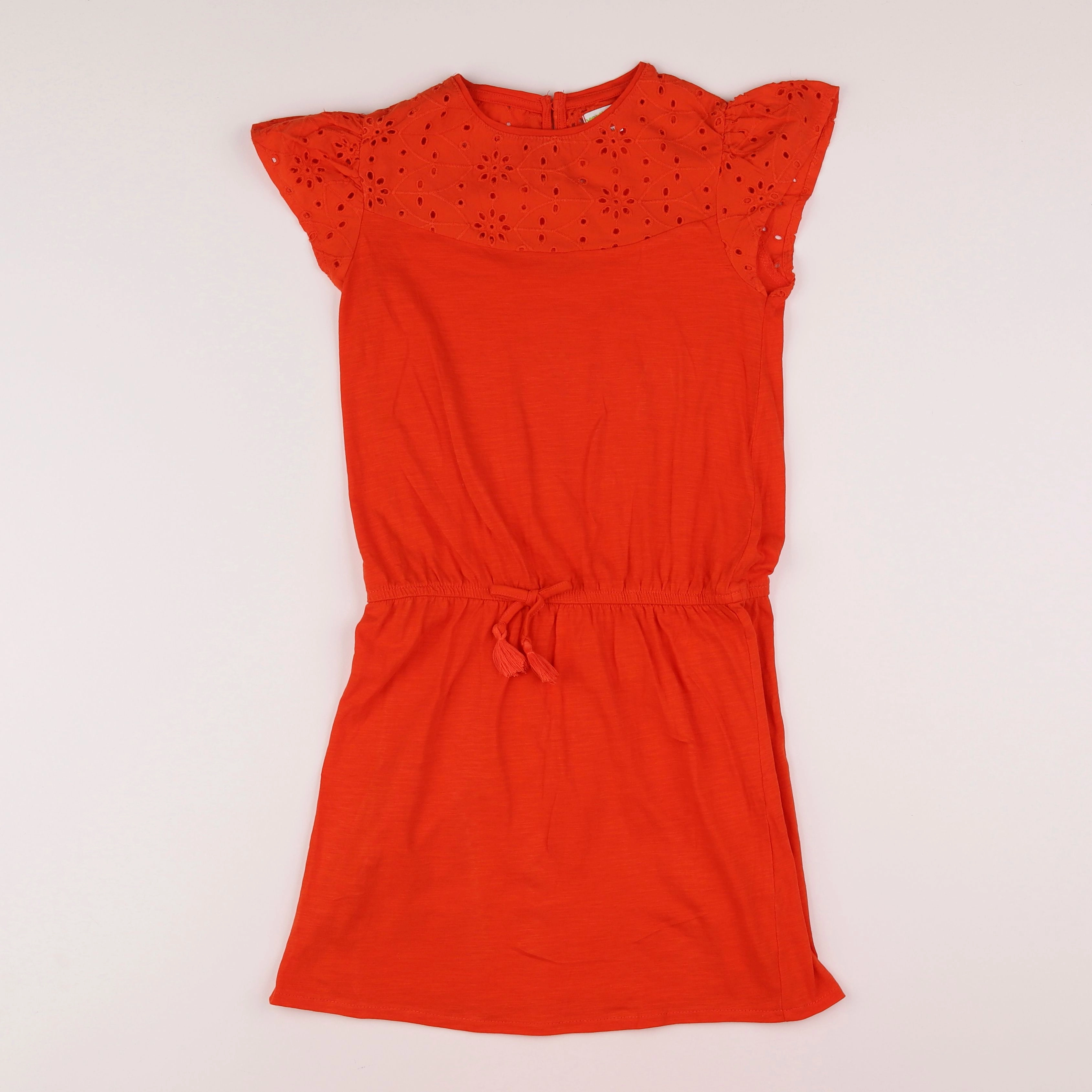 Vertbaudet - robe rouge - 10 ans