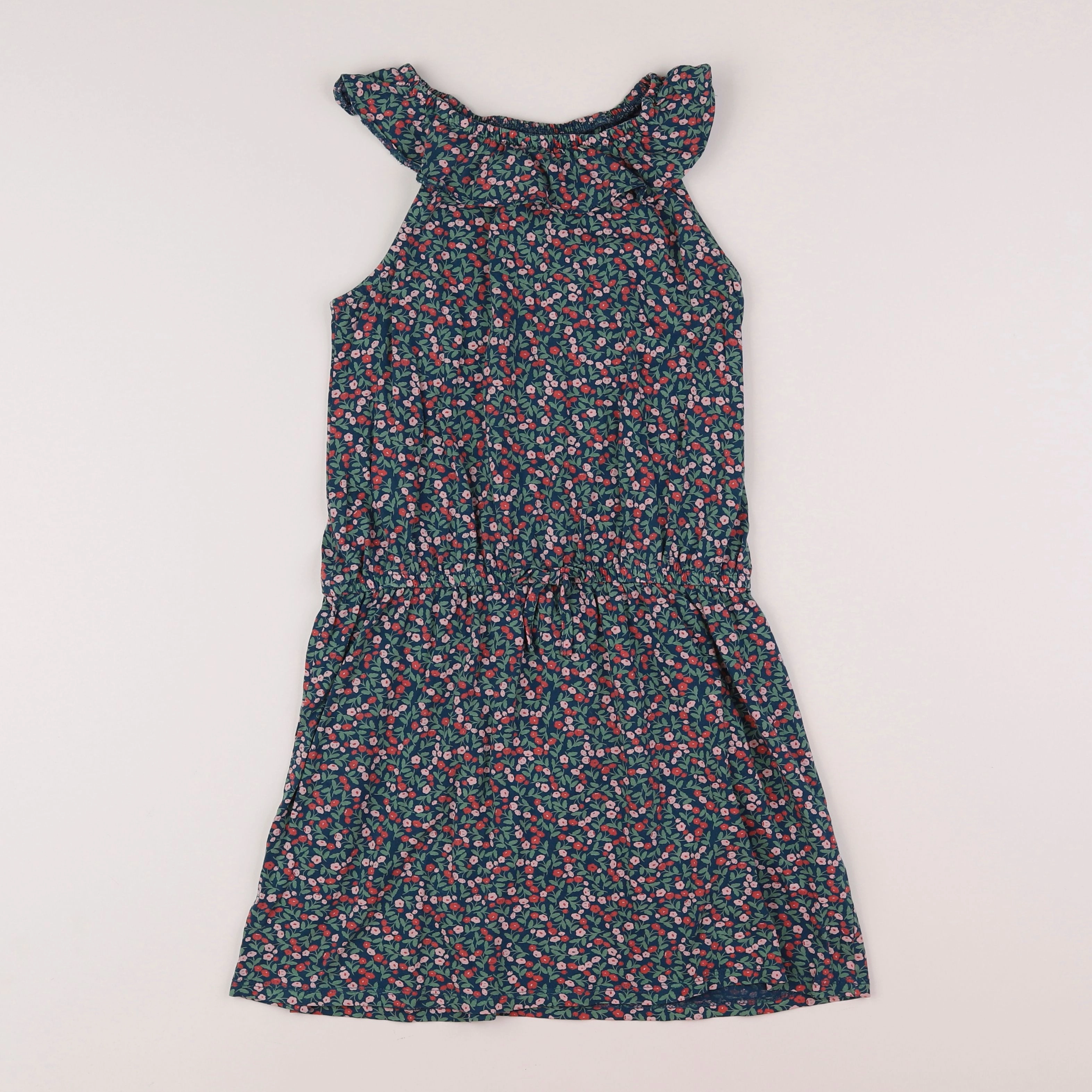 Vertbaudet - robe vert - 10 ans