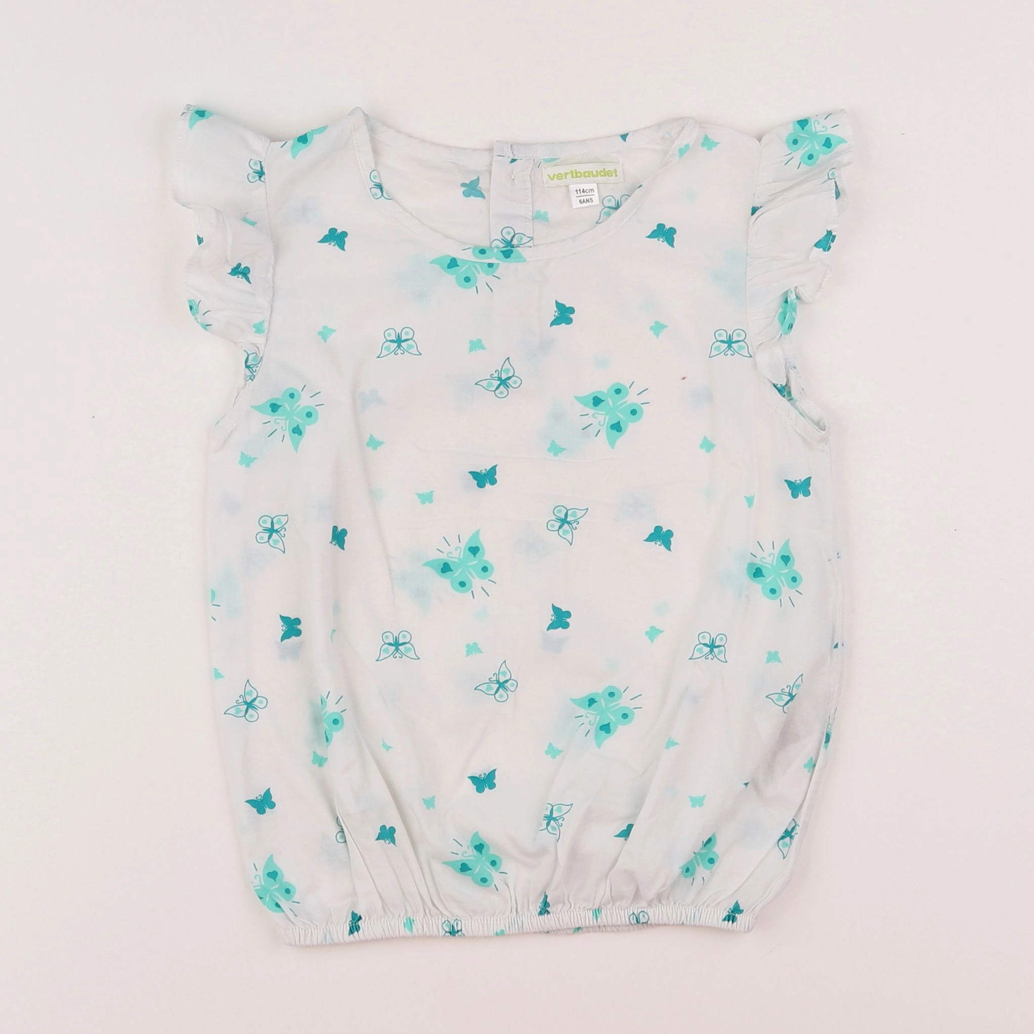 Vertbaudet - blouse blanc - 6 ans
