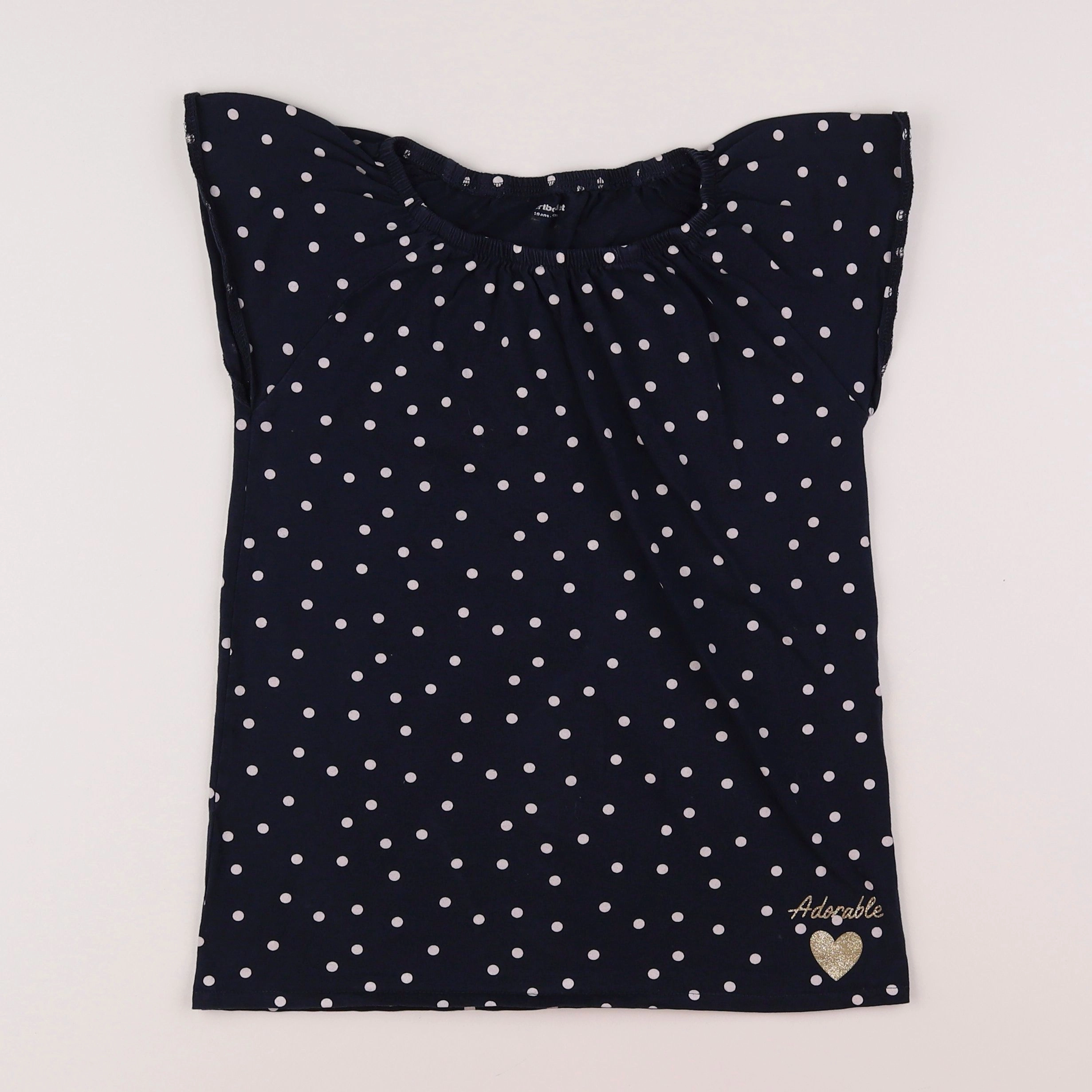 Vertbaudet - tee-shirt bleu - 10 ans