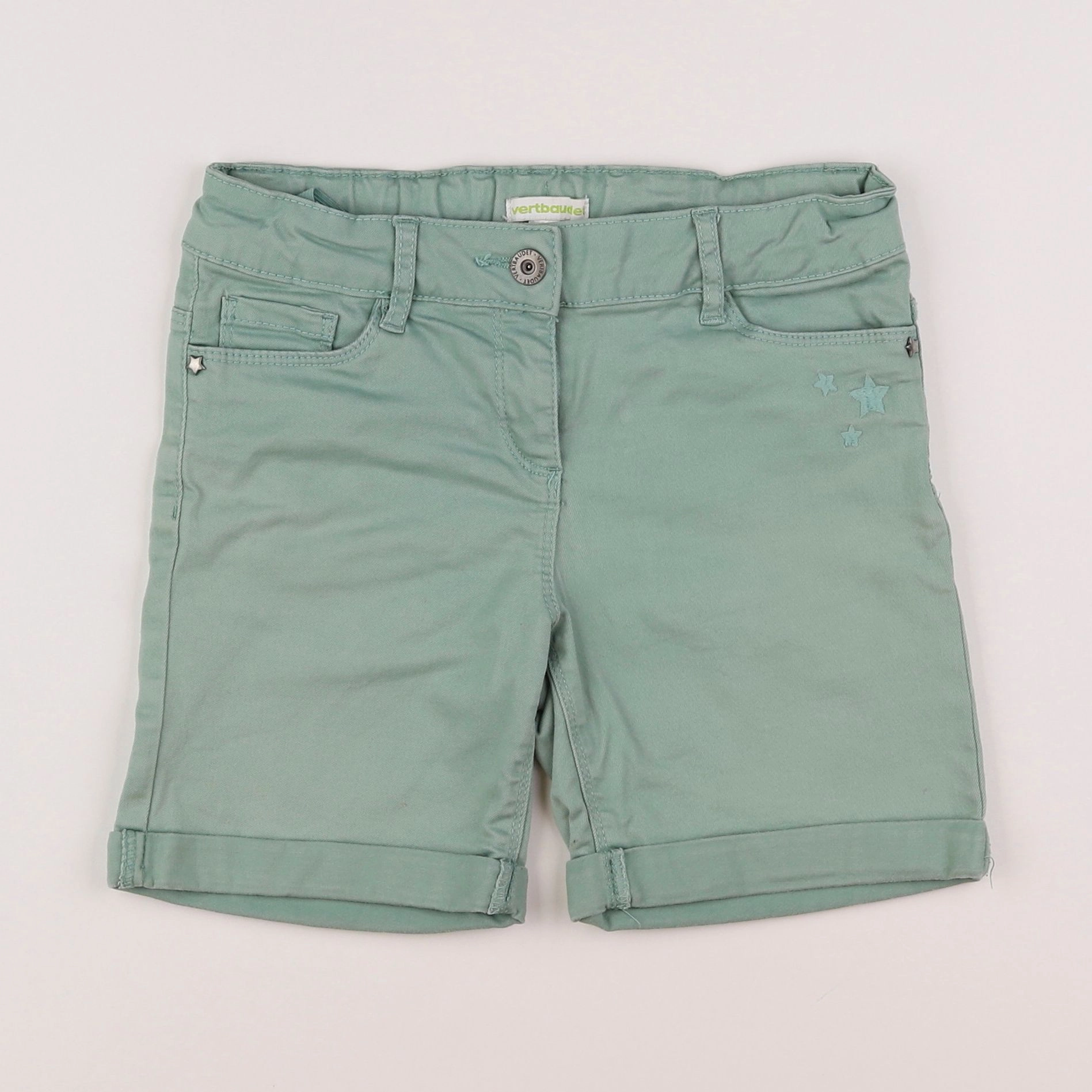 Vertbaudet - short vert - 9 ans