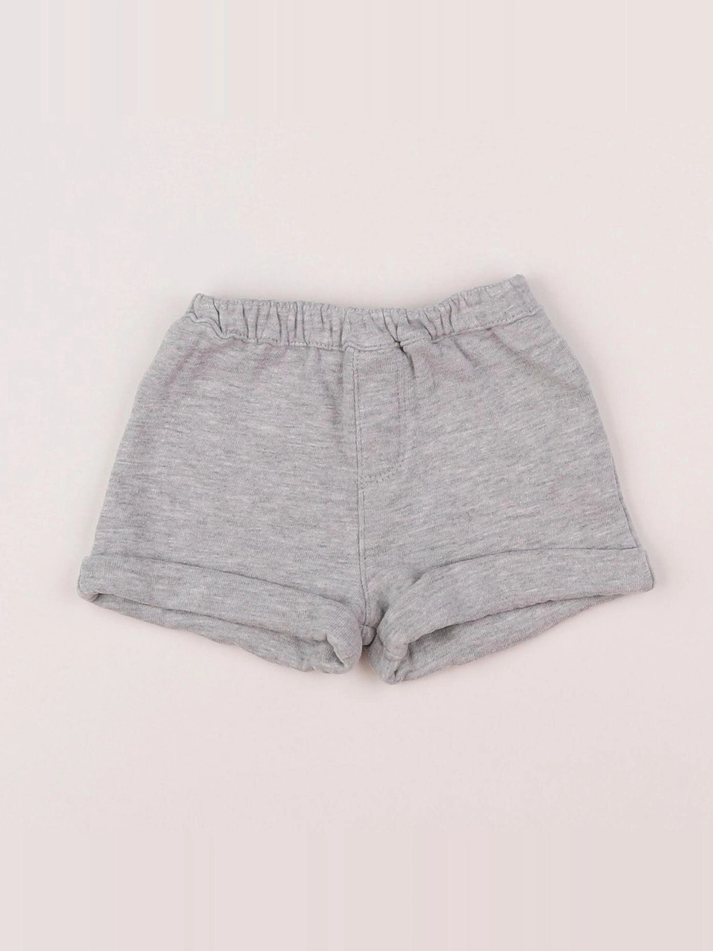 Vertbaudet - short gris - 1 mois
