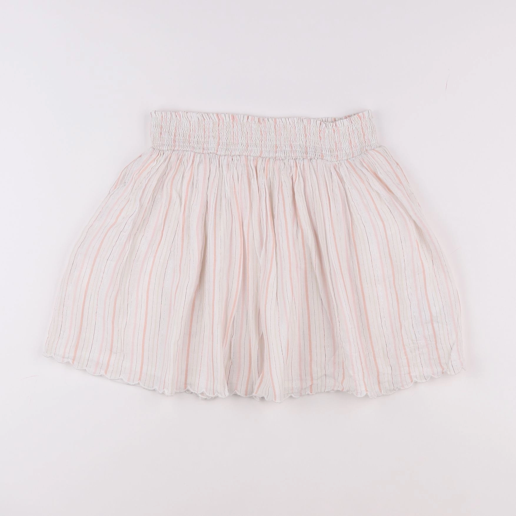 Vertbaudet - jupe blanc, rose - 12 ans