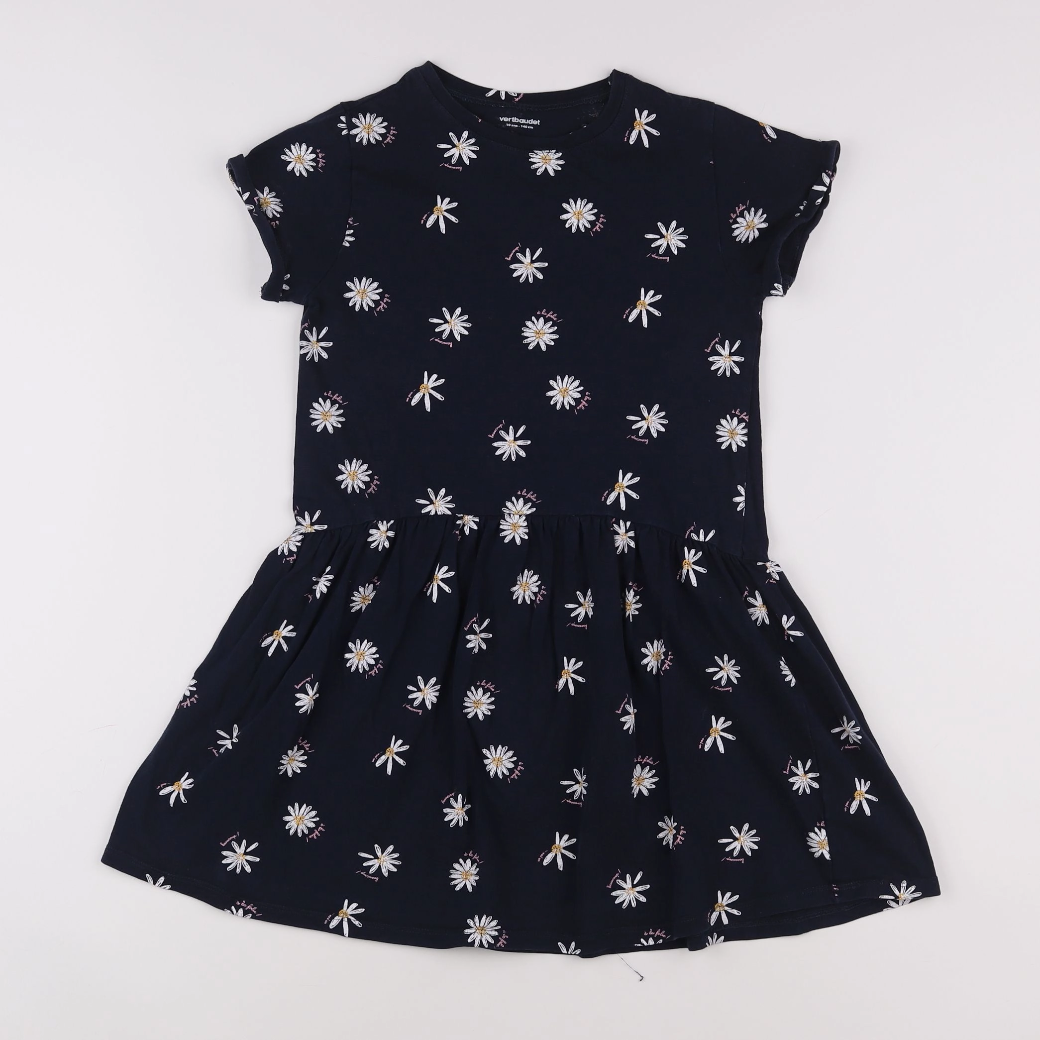 Vertbaudet - robe bleu - 10 ans