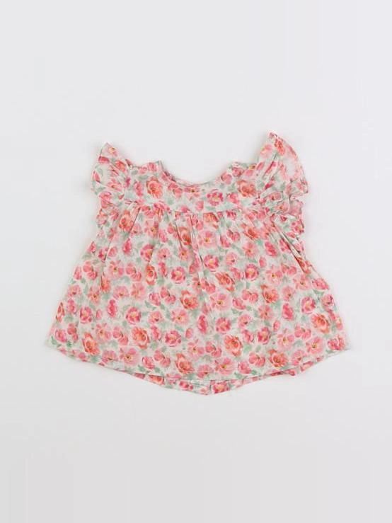 Vertbaudet - blouse rose - 3 mois