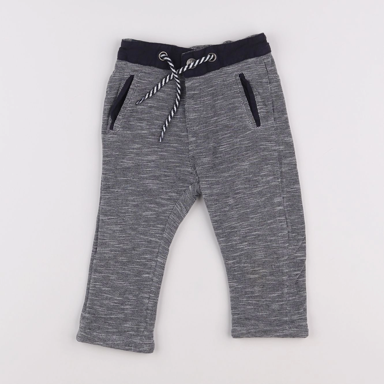 IKKS - pantalon bleu - 12 mois