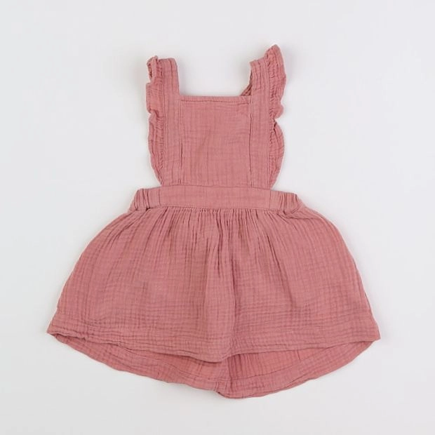 Vertbaudet - robe rose - 9 mois