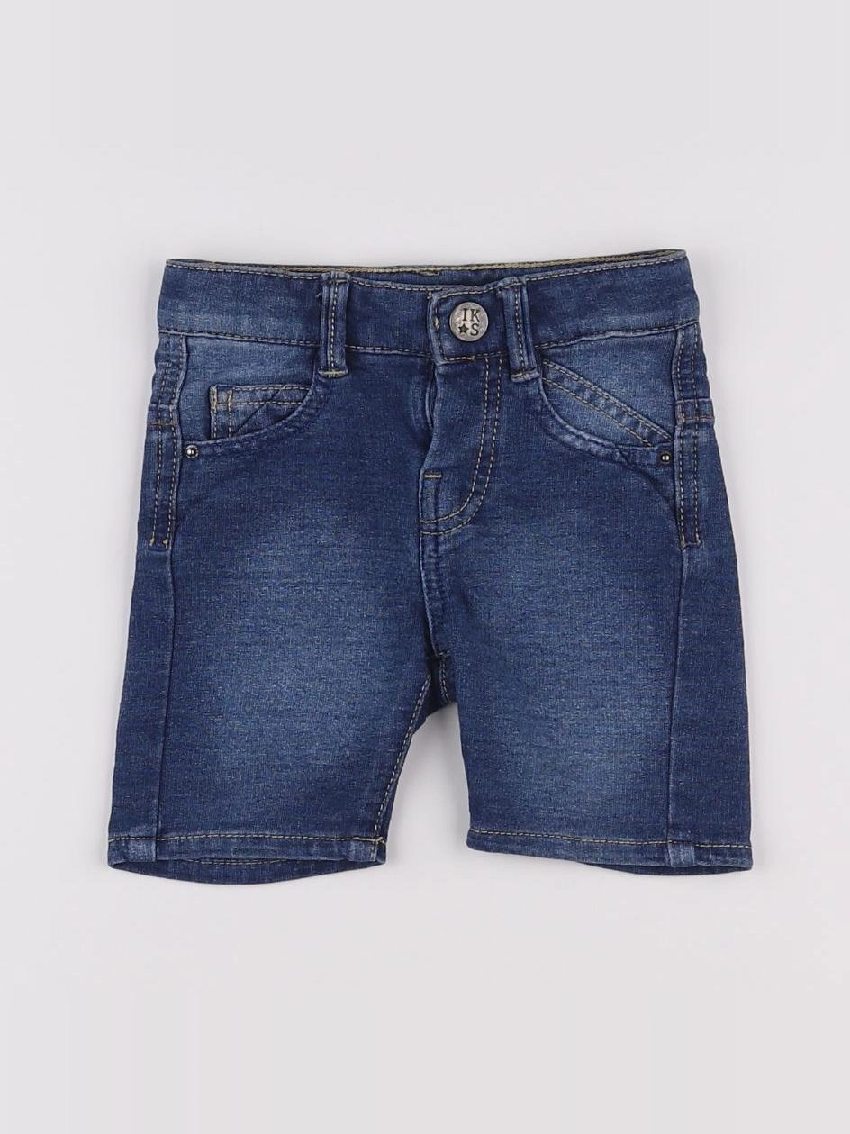 IKKS - short bleu - 12 mois