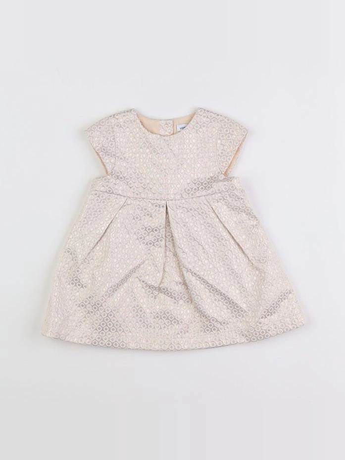 Vertbaudet - robe or - 12 mois
