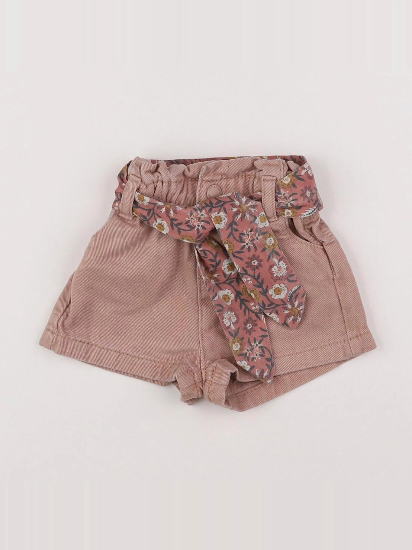 Vertbaudet - short rose - 6 mois