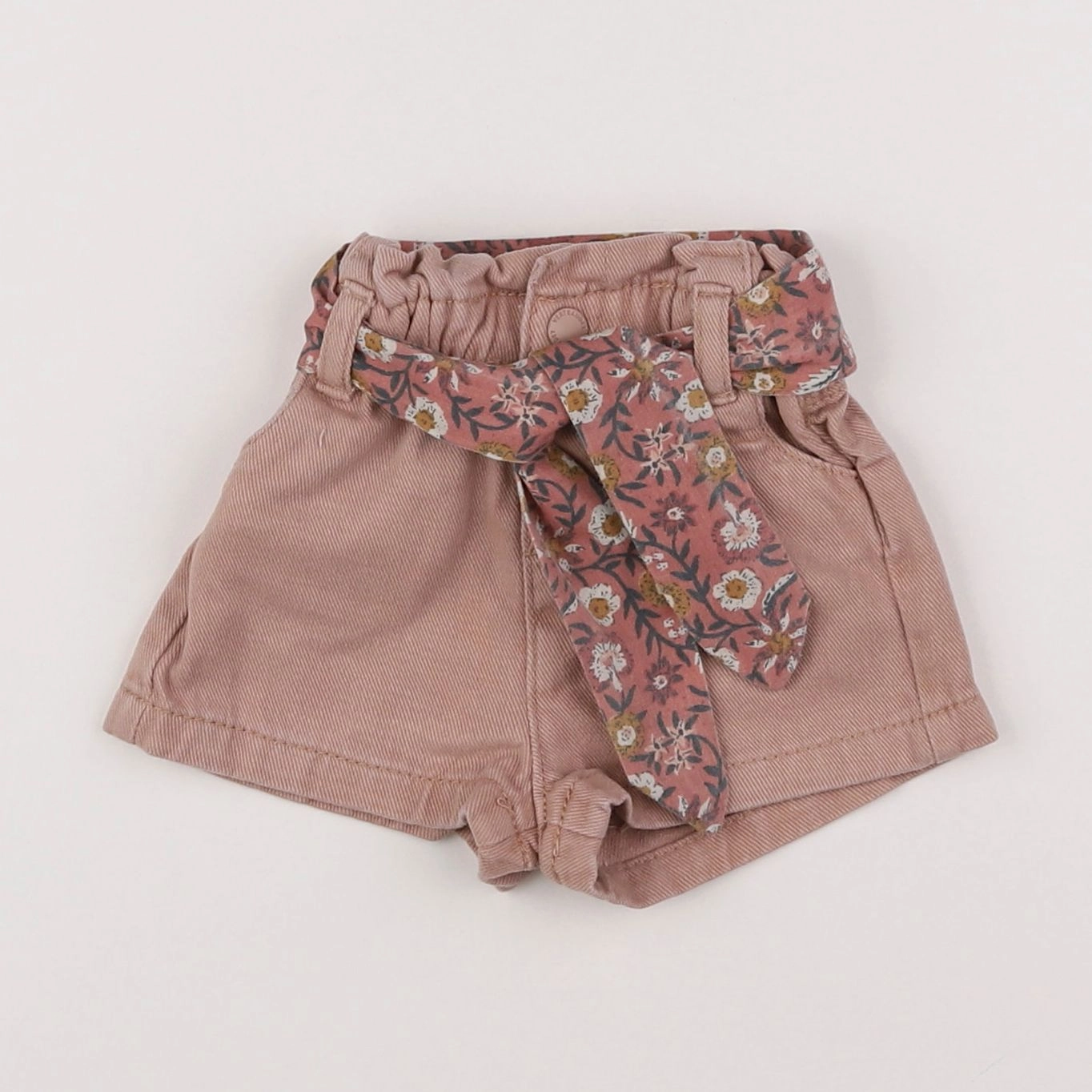 Vertbaudet - short rose - 6 mois