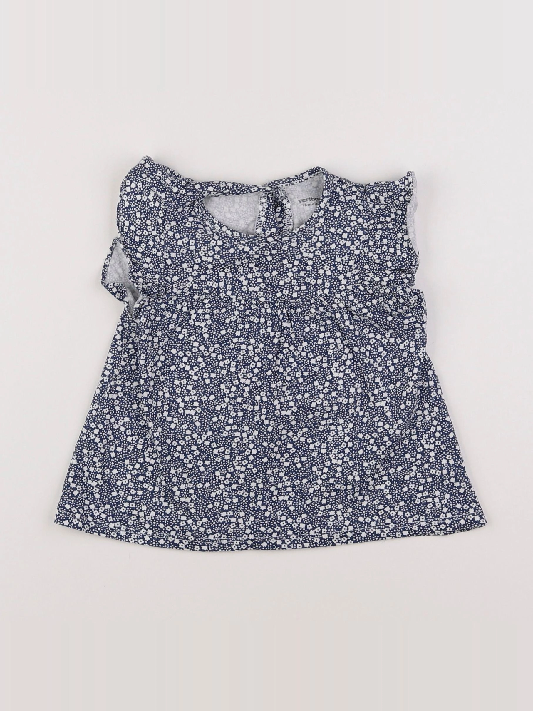 Vertbaudet - tee-shirt bleu - 18 mois
