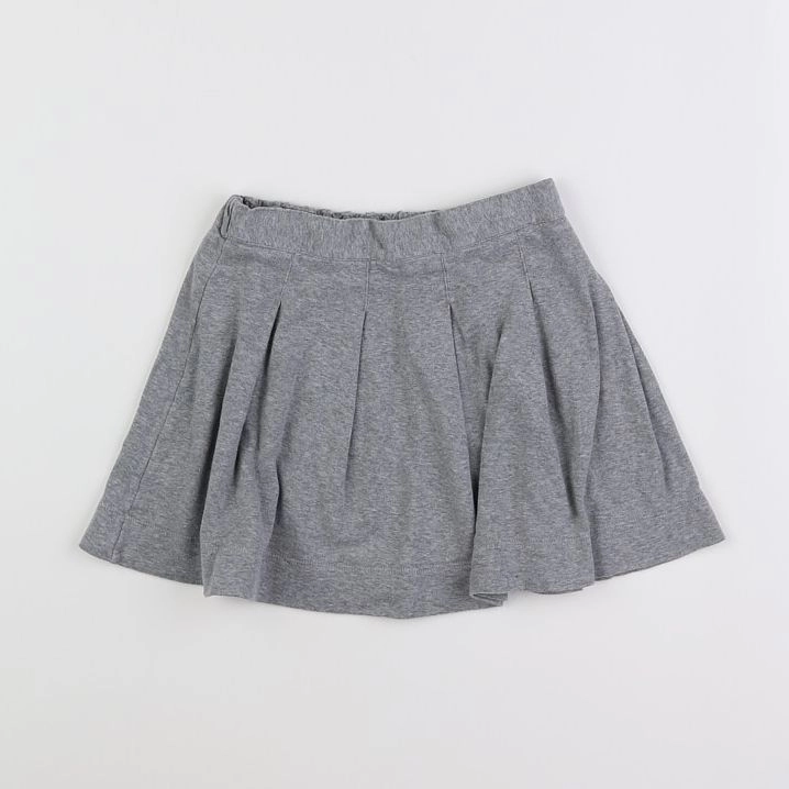 Petit Bateau - jupe gris - 8 ans