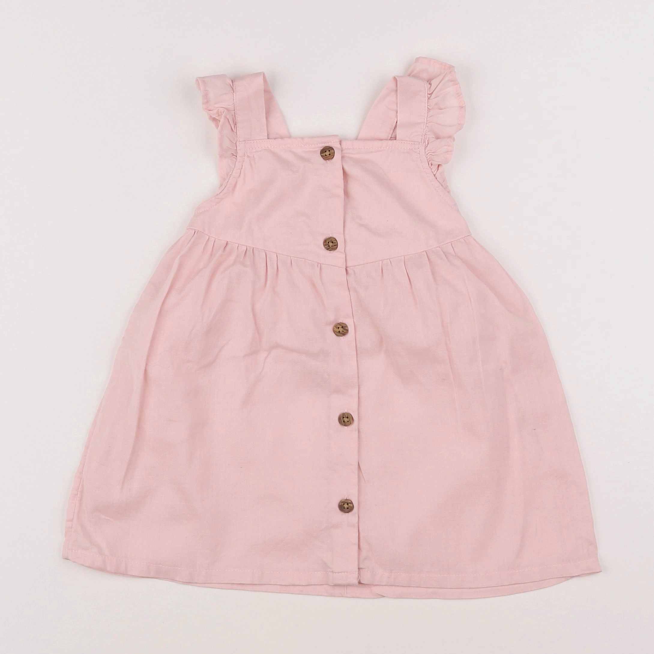 H&M - robe rose - 9/12 mois