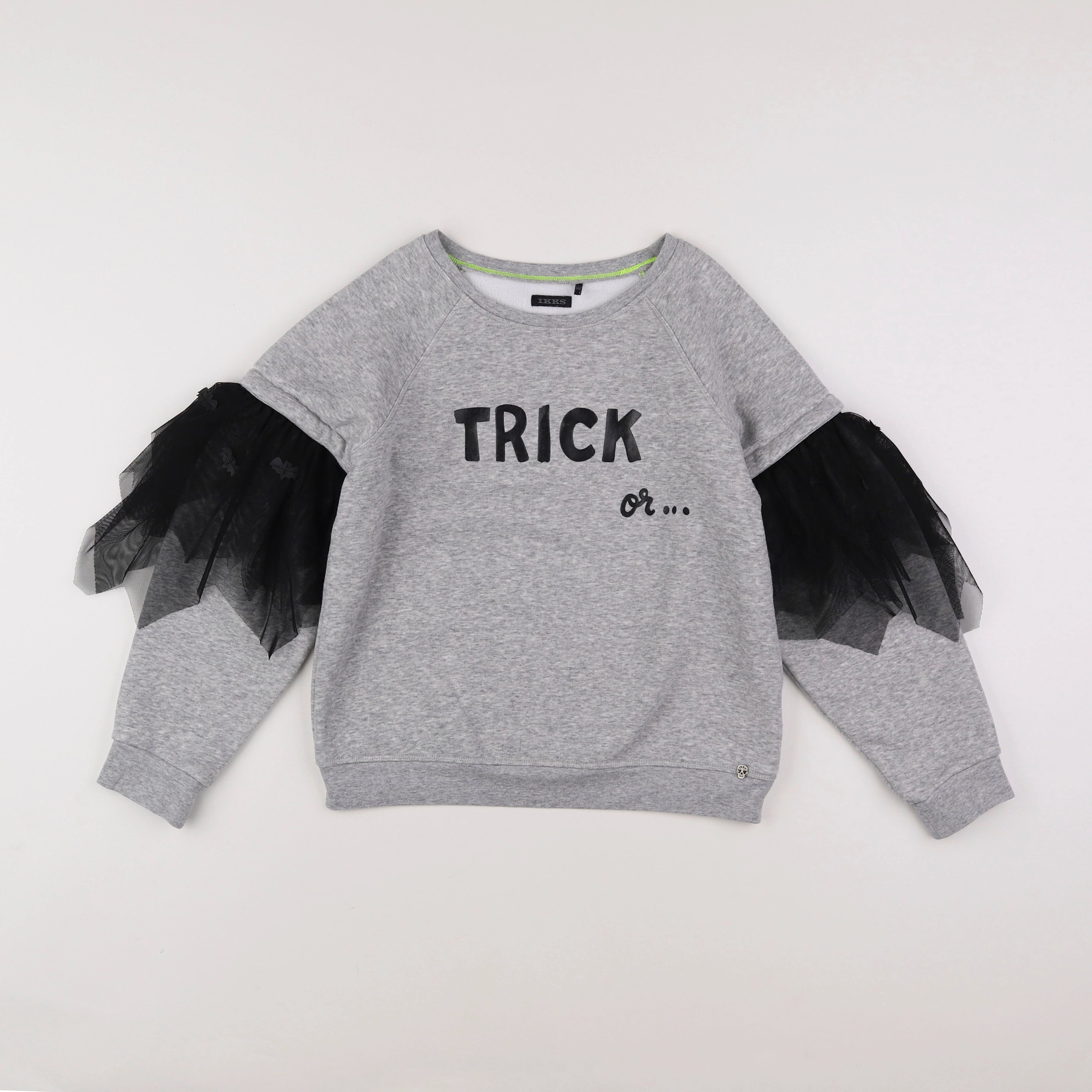 IKKS - sweat gris - 10 ans