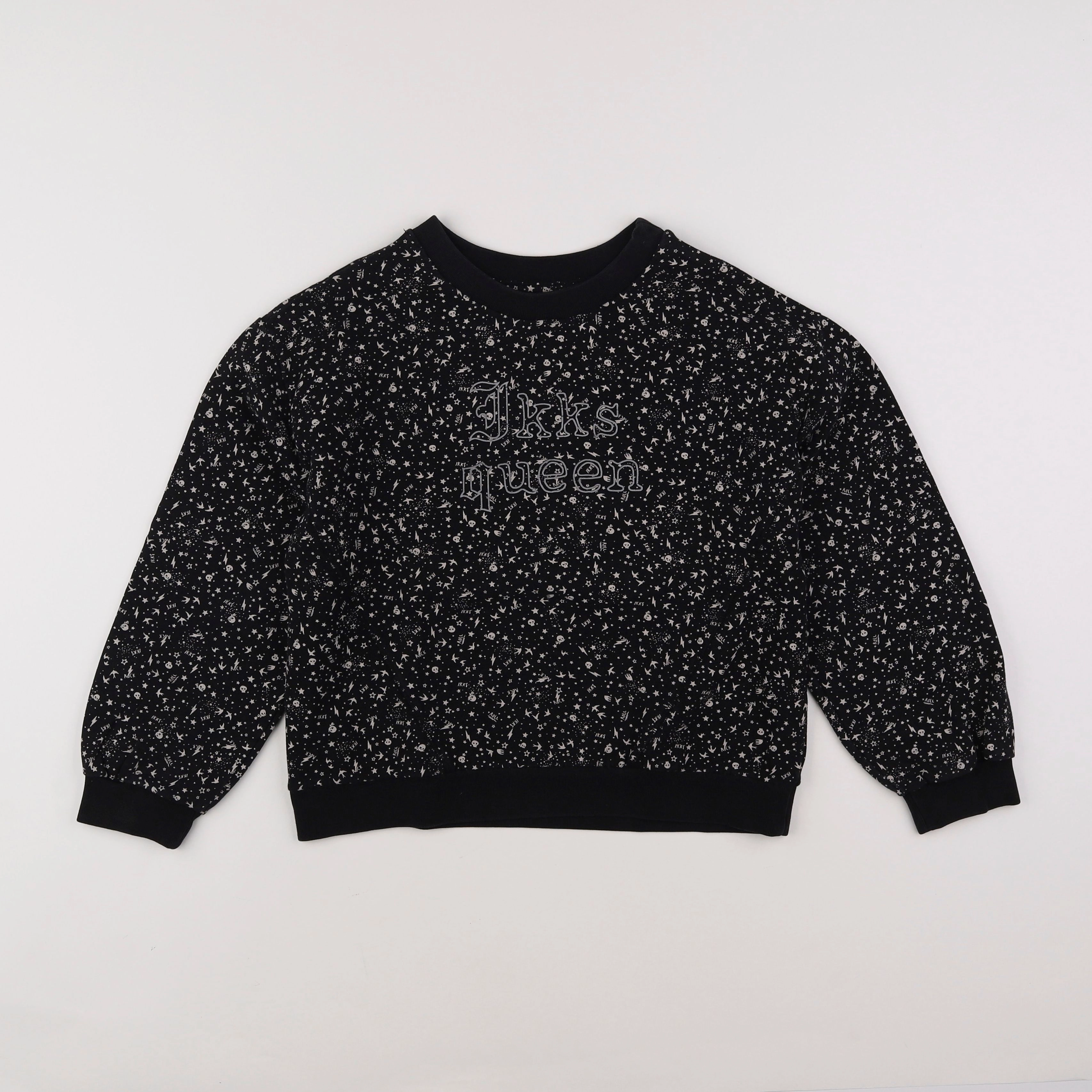 IKKS - sweat noir - 10 ans