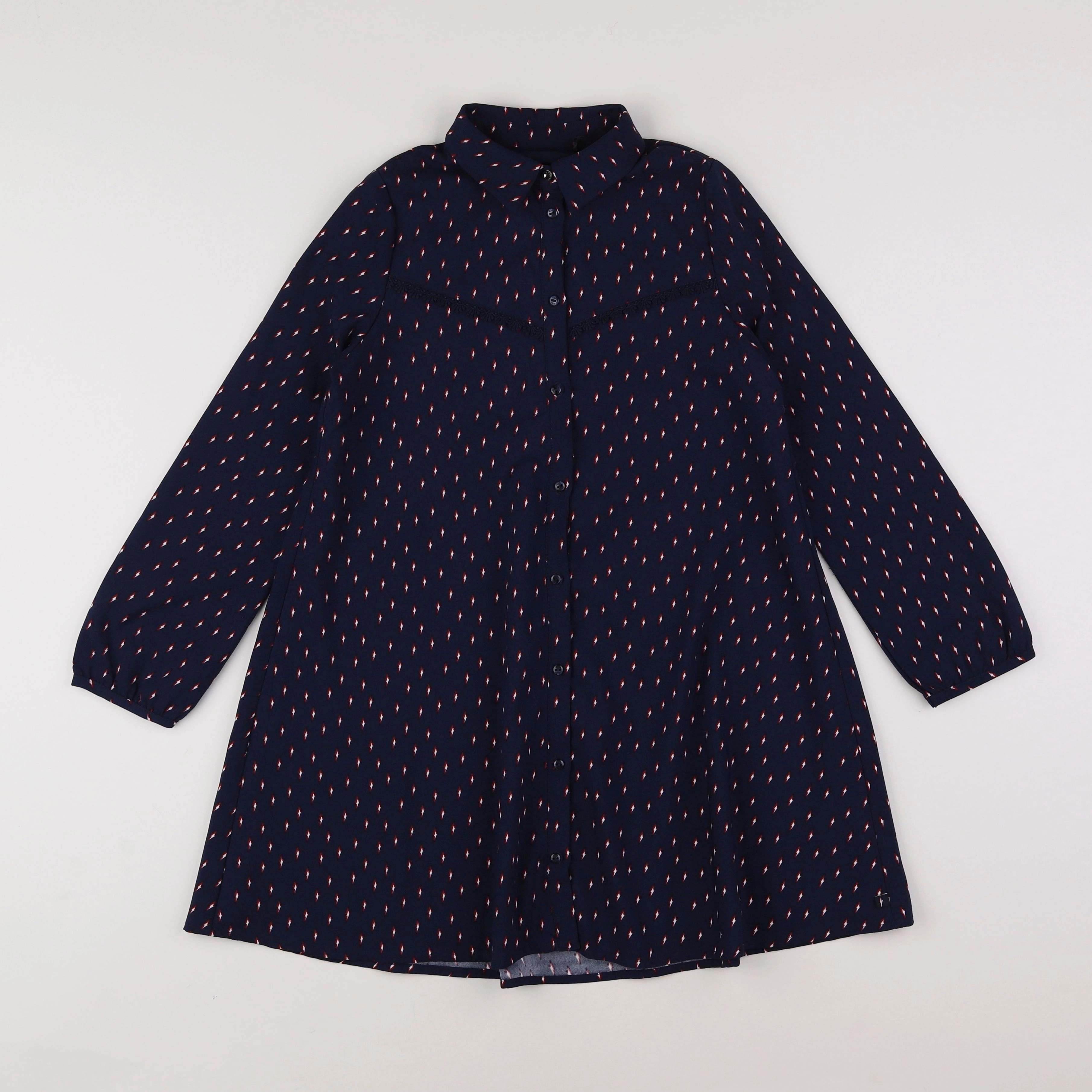 IKKS - robe bleu - 10 ans