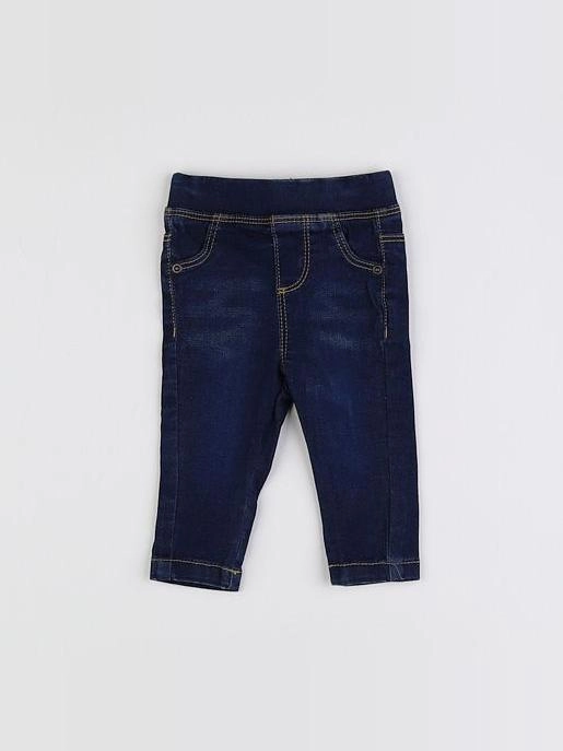 Vertbaudet - jegging bleu - 3 mois