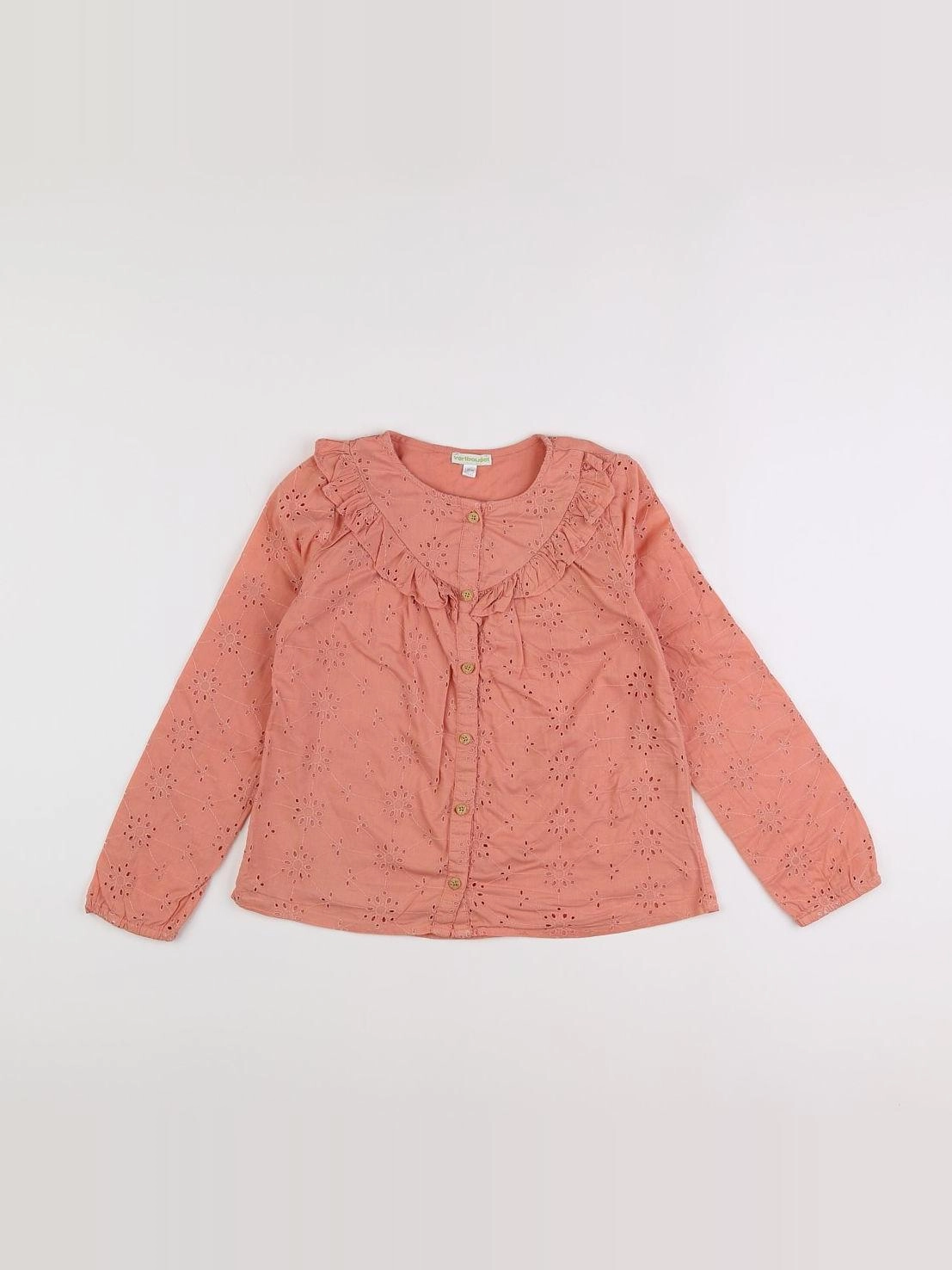 Vertbaudet - blouse rose - 10 ans