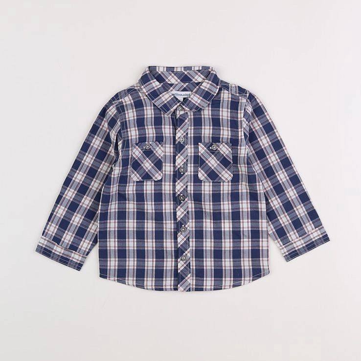 Vertbaudet - chemise multicolore - 18 mois