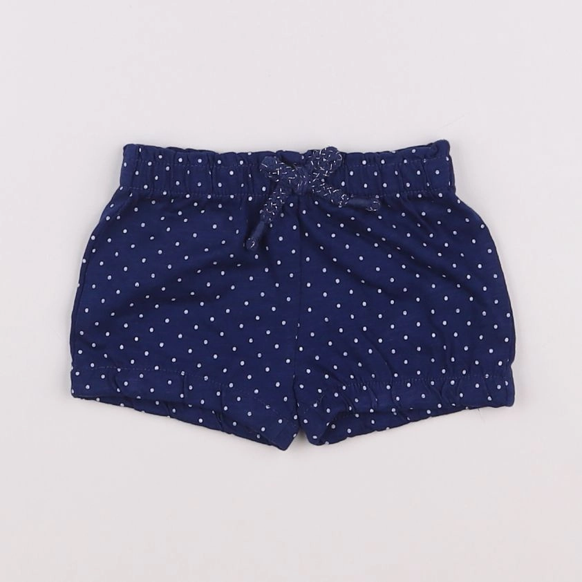 Vertbaudet - short bleu - 3 mois