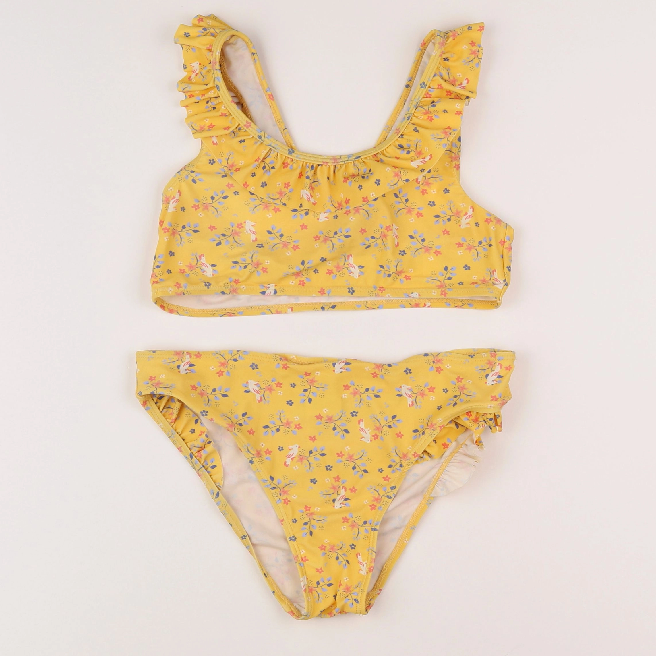 Vertbaudet - maillot de bain jaune - 11/12 ans