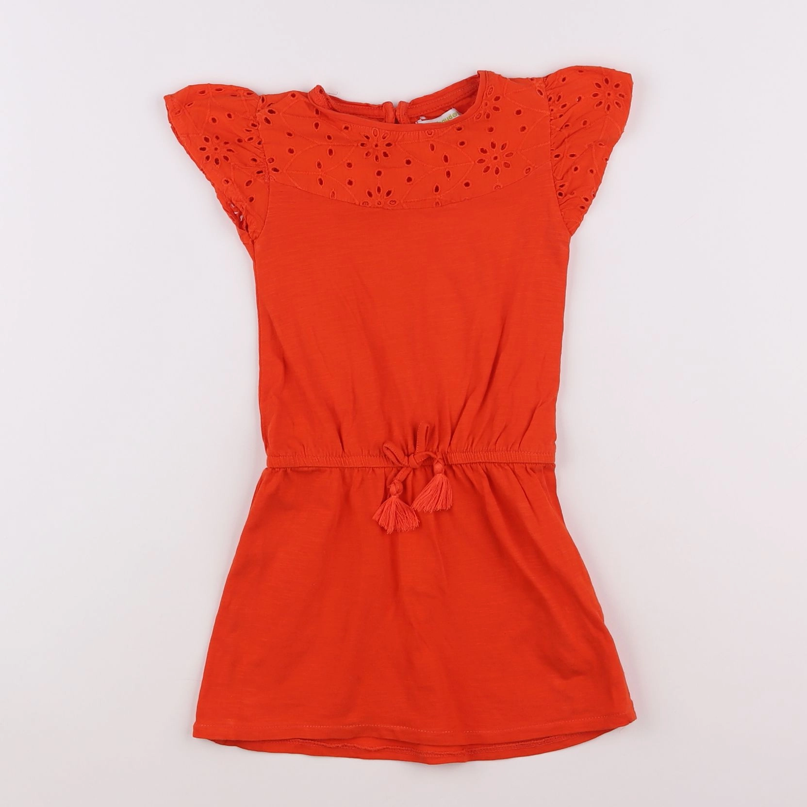 Vertbaudet - robe orange - 2 ans