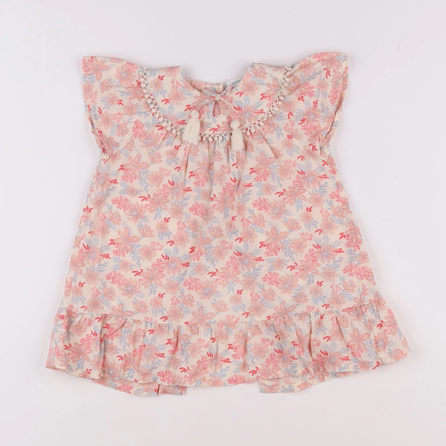Vertbaudet - robe multicolore - 18 mois