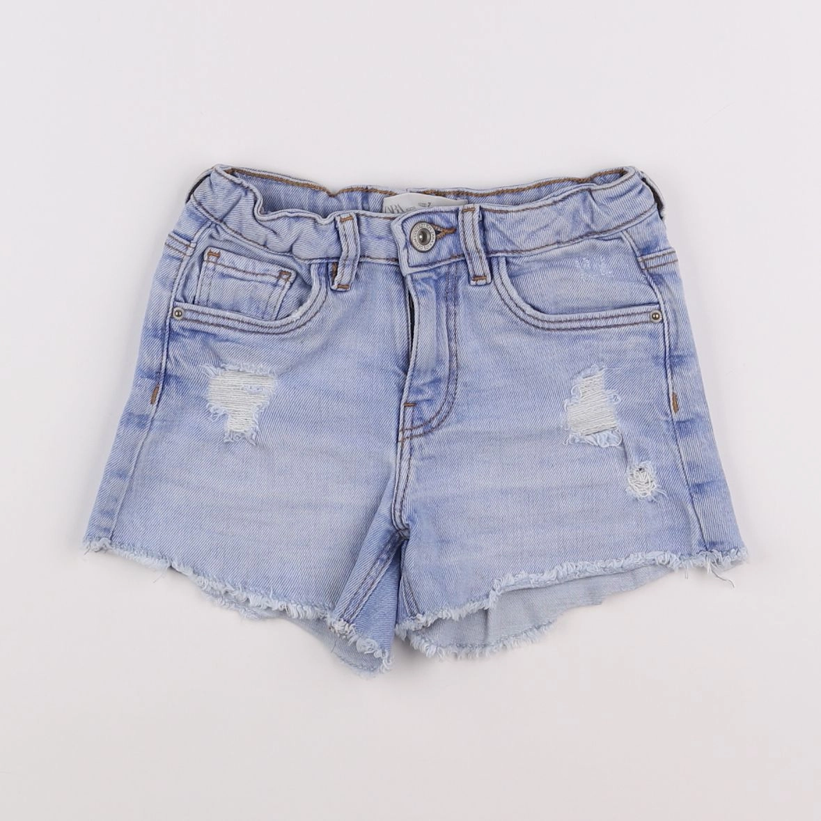 Zara - short bleu - 7 ans