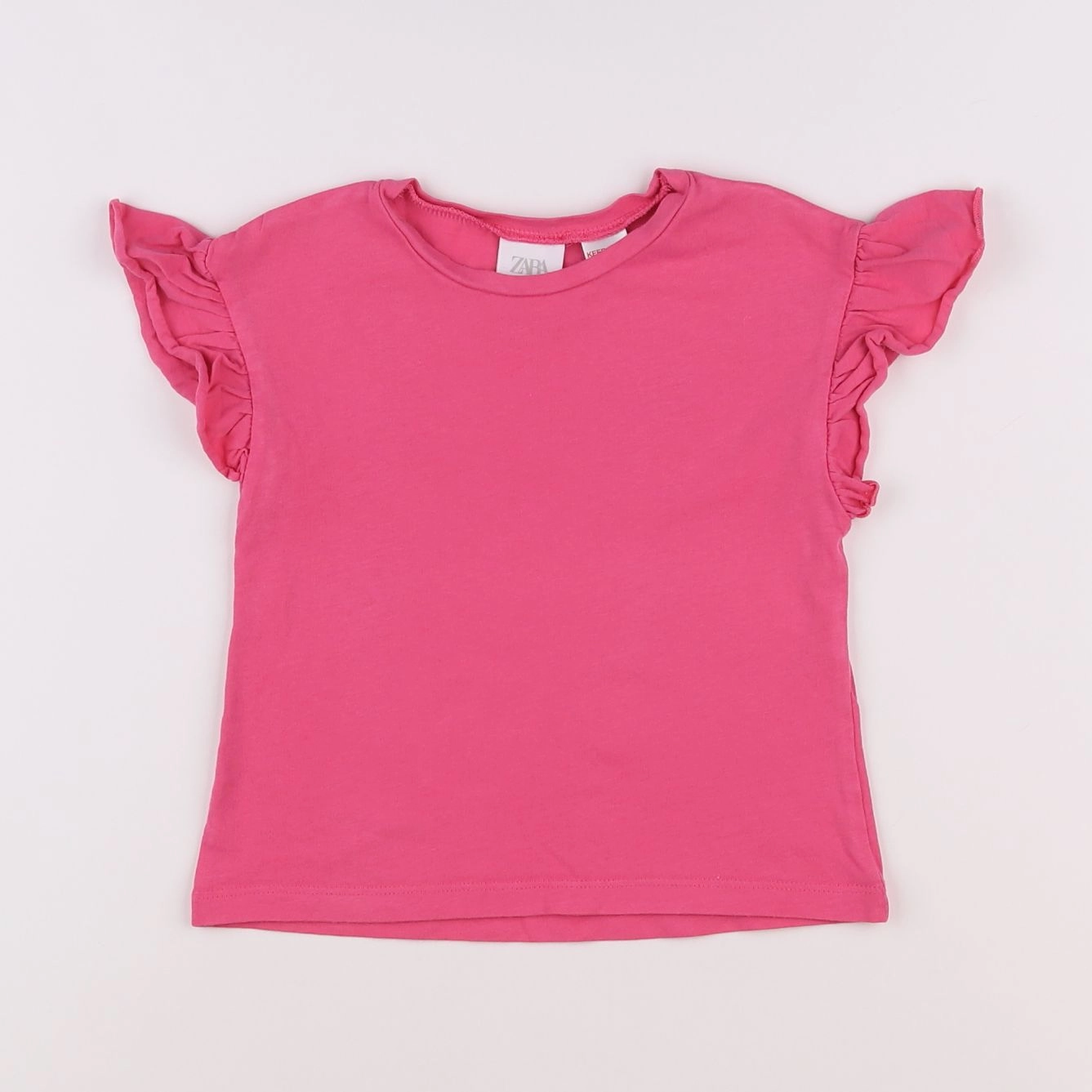 Zara - tee-shirt rose - 2/3 ans