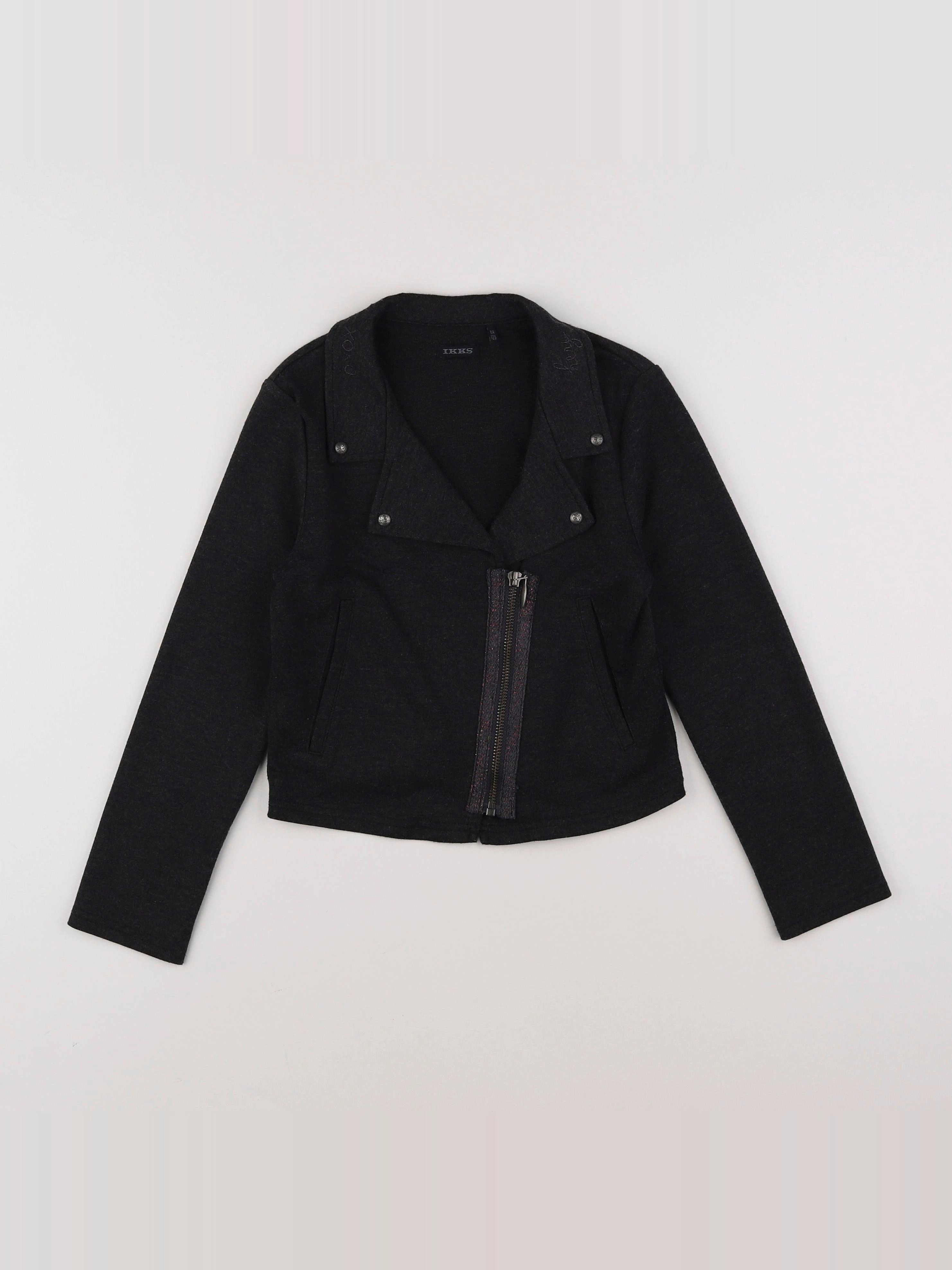 IKKS - veste gris - 8 ans