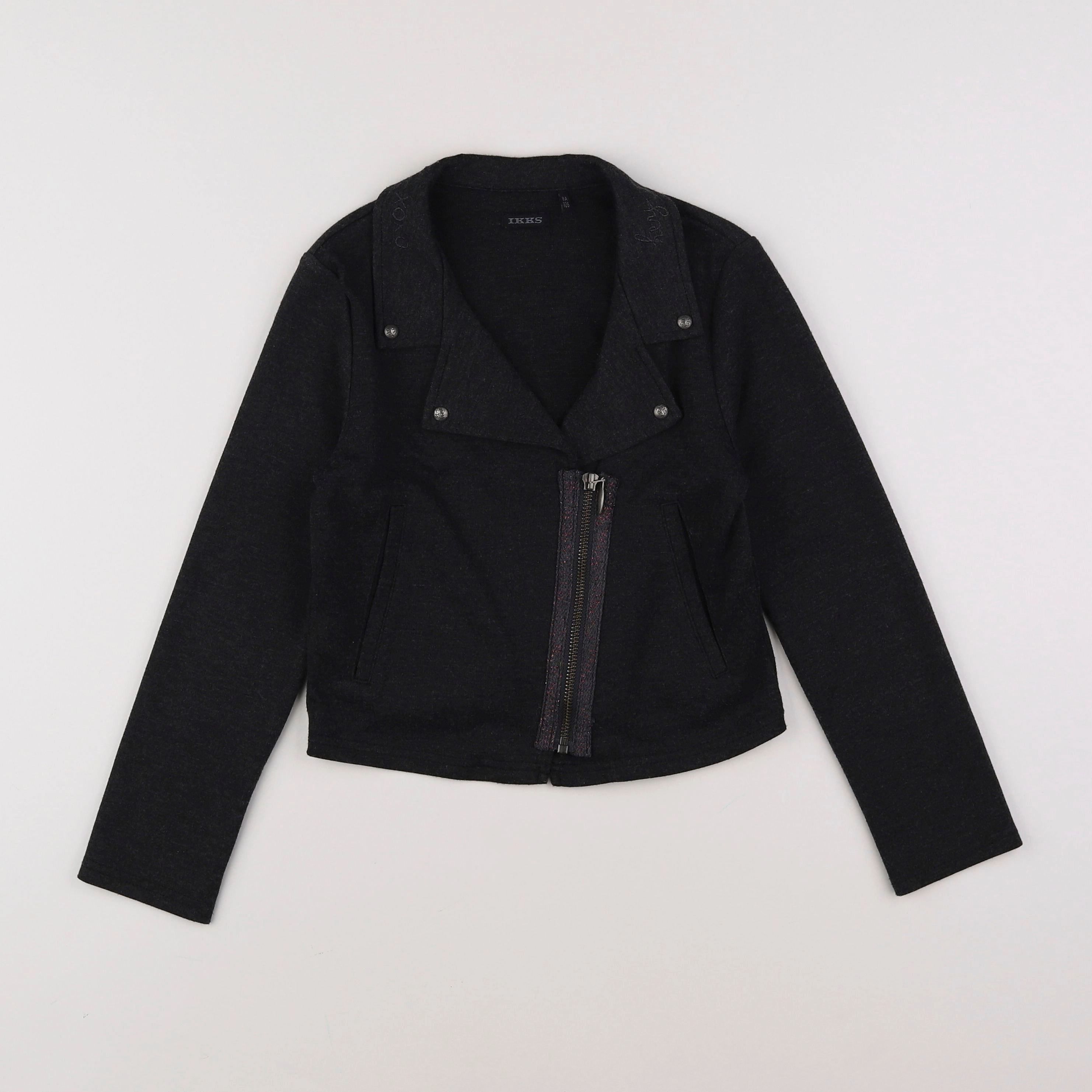 IKKS - veste gris - 8 ans