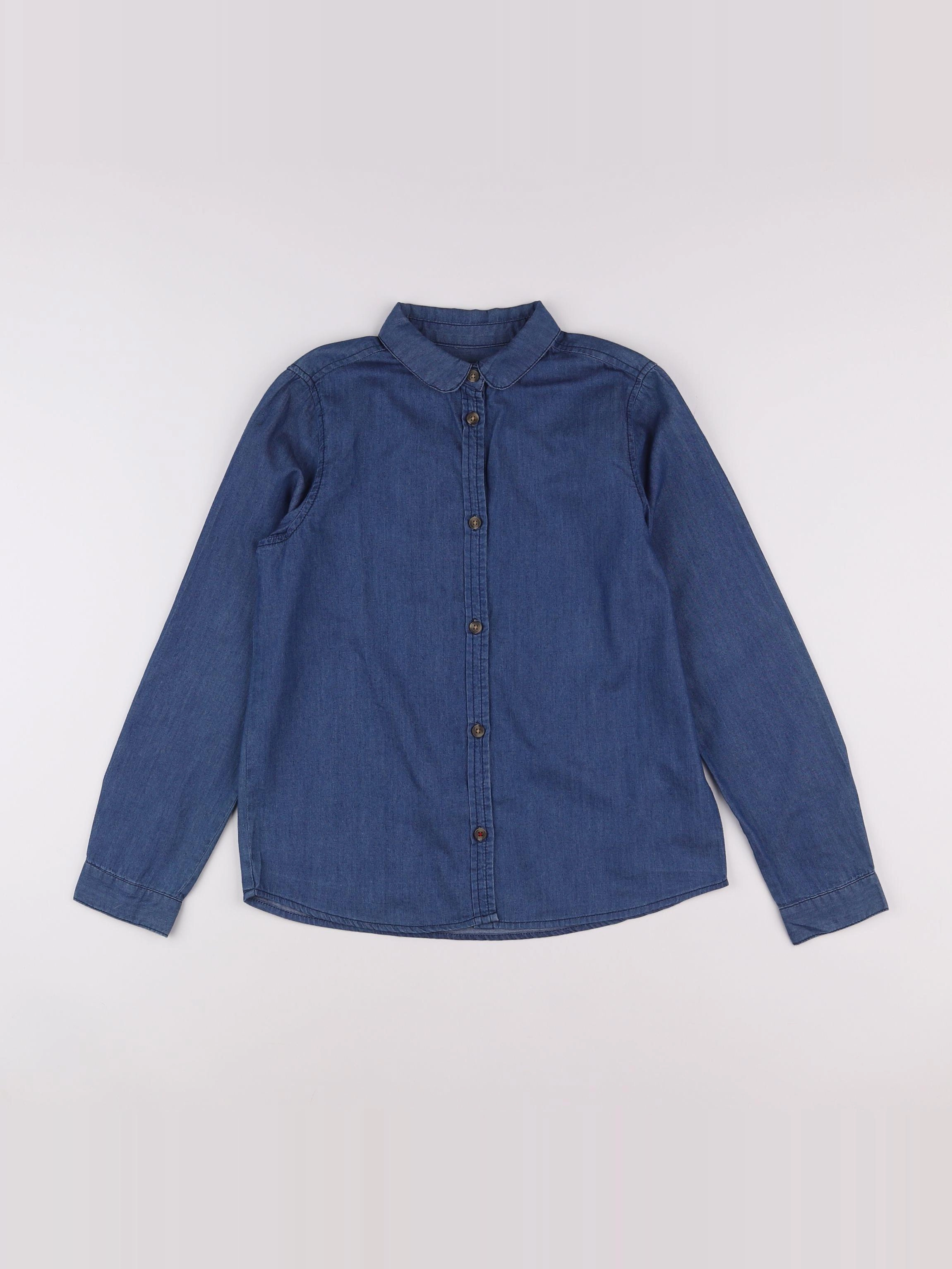 Monoprix - chemise bleu - 12 ans