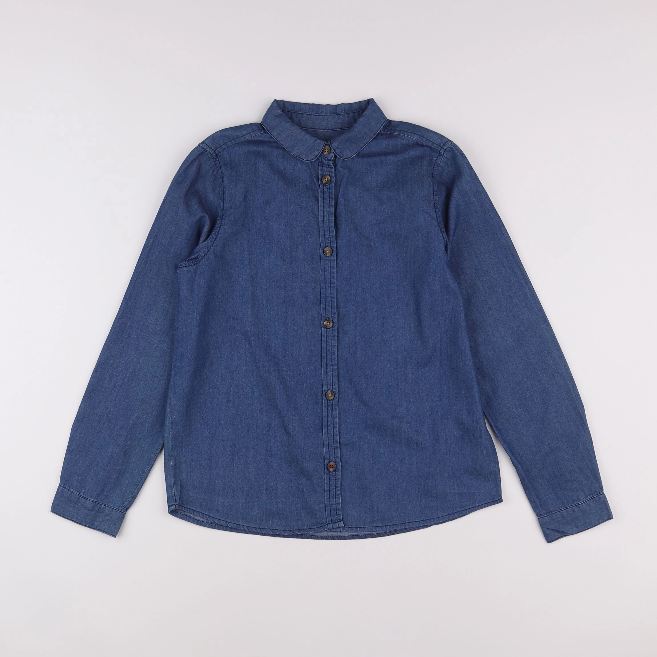 Monoprix - chemise bleu - 12 ans