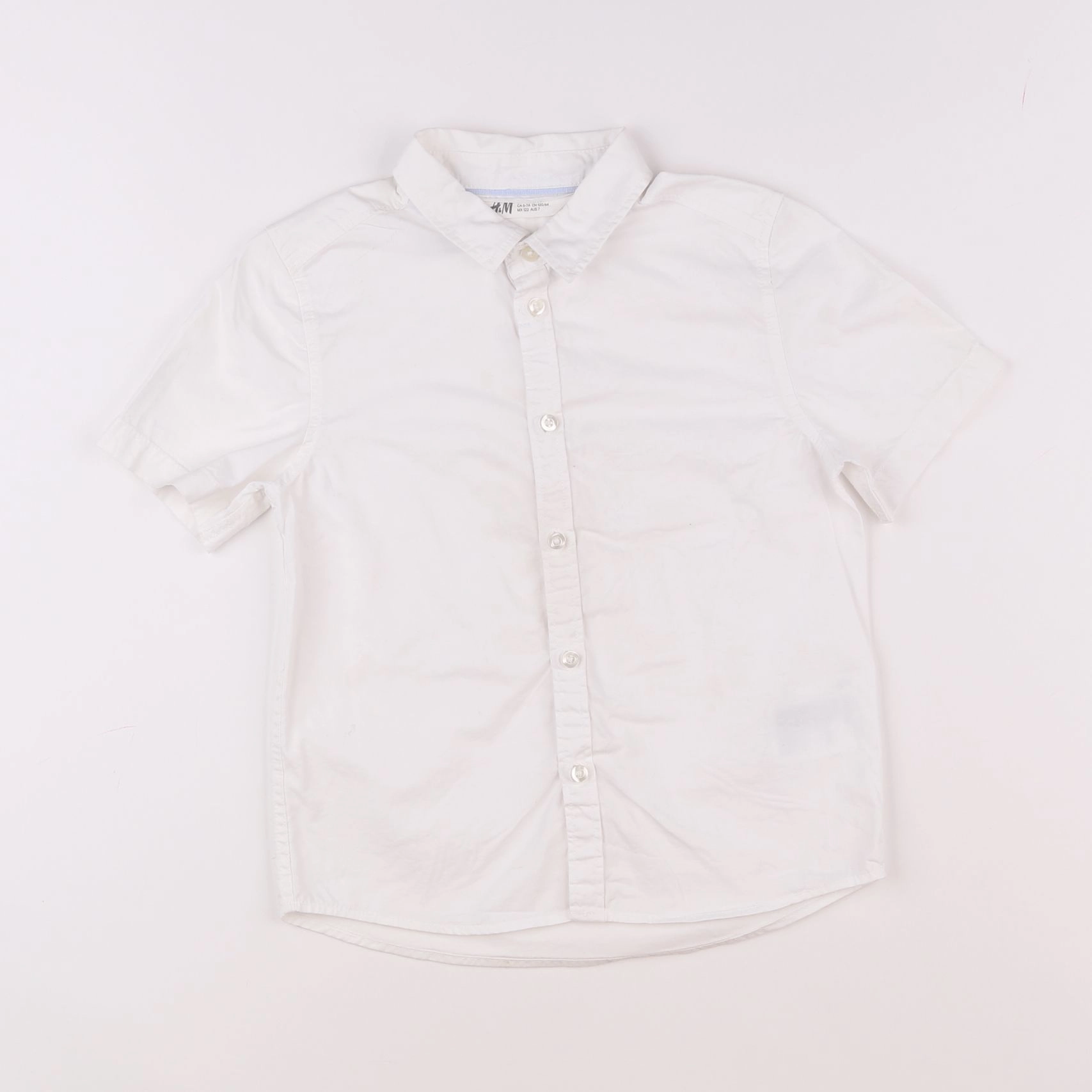 H&M - chemise blanc - 6/7 ans