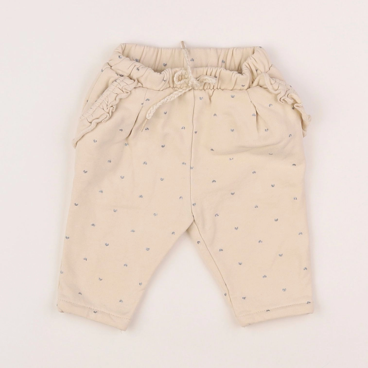 Vertbaudet - jogging beige - 3 mois