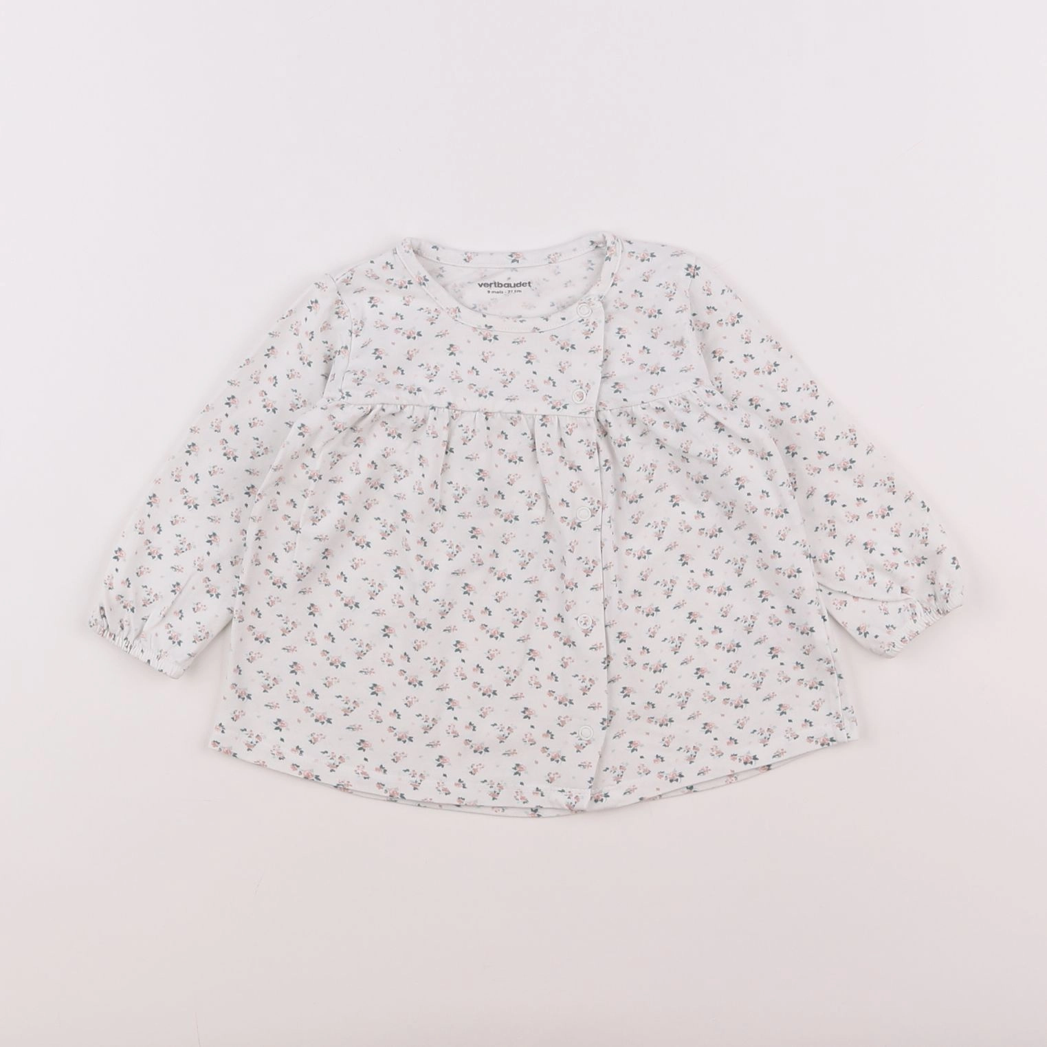 Vertbaudet - robe multicolore - 9 mois