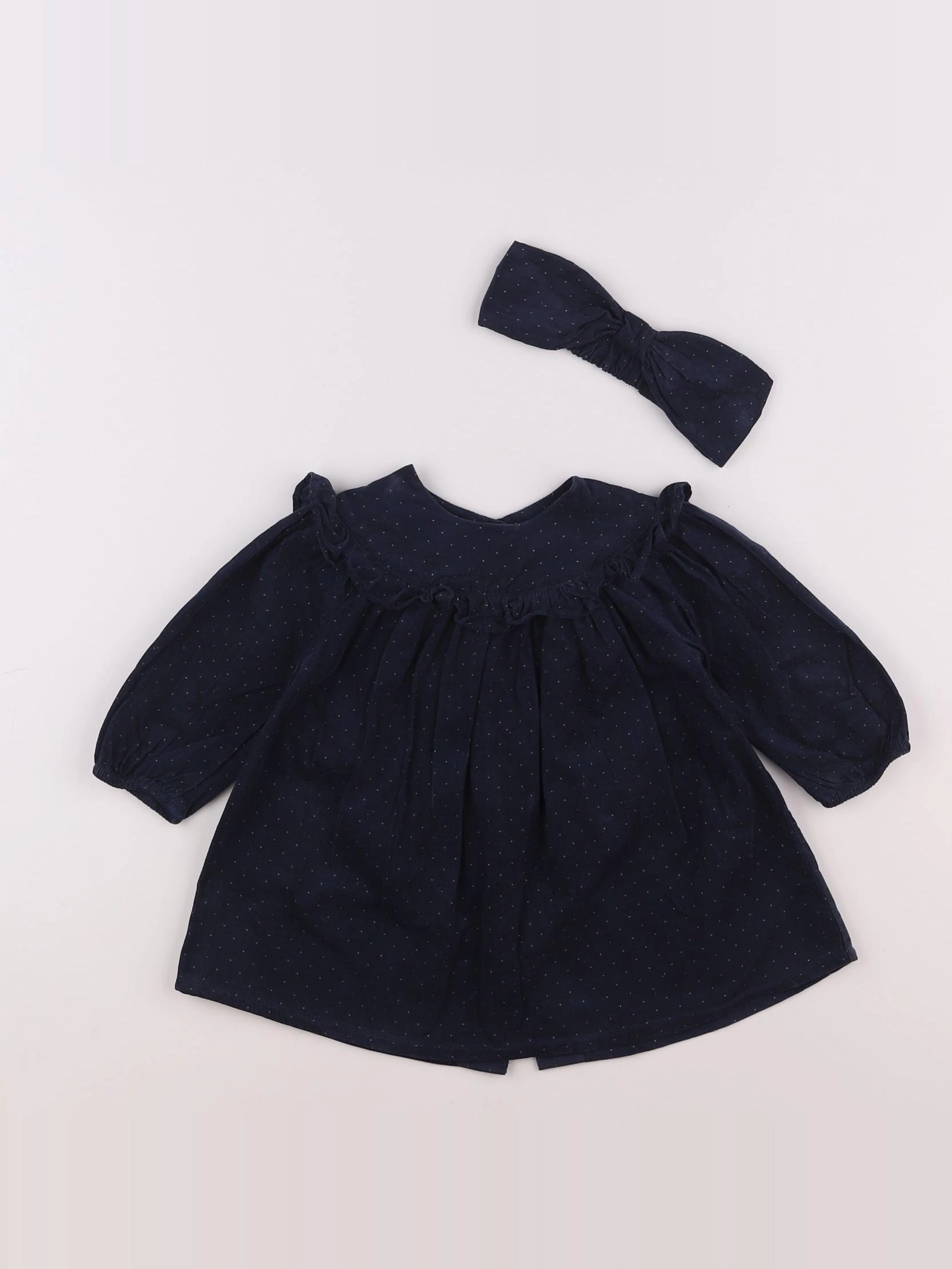 Vertbaudet - ensemble bleu - 9 mois