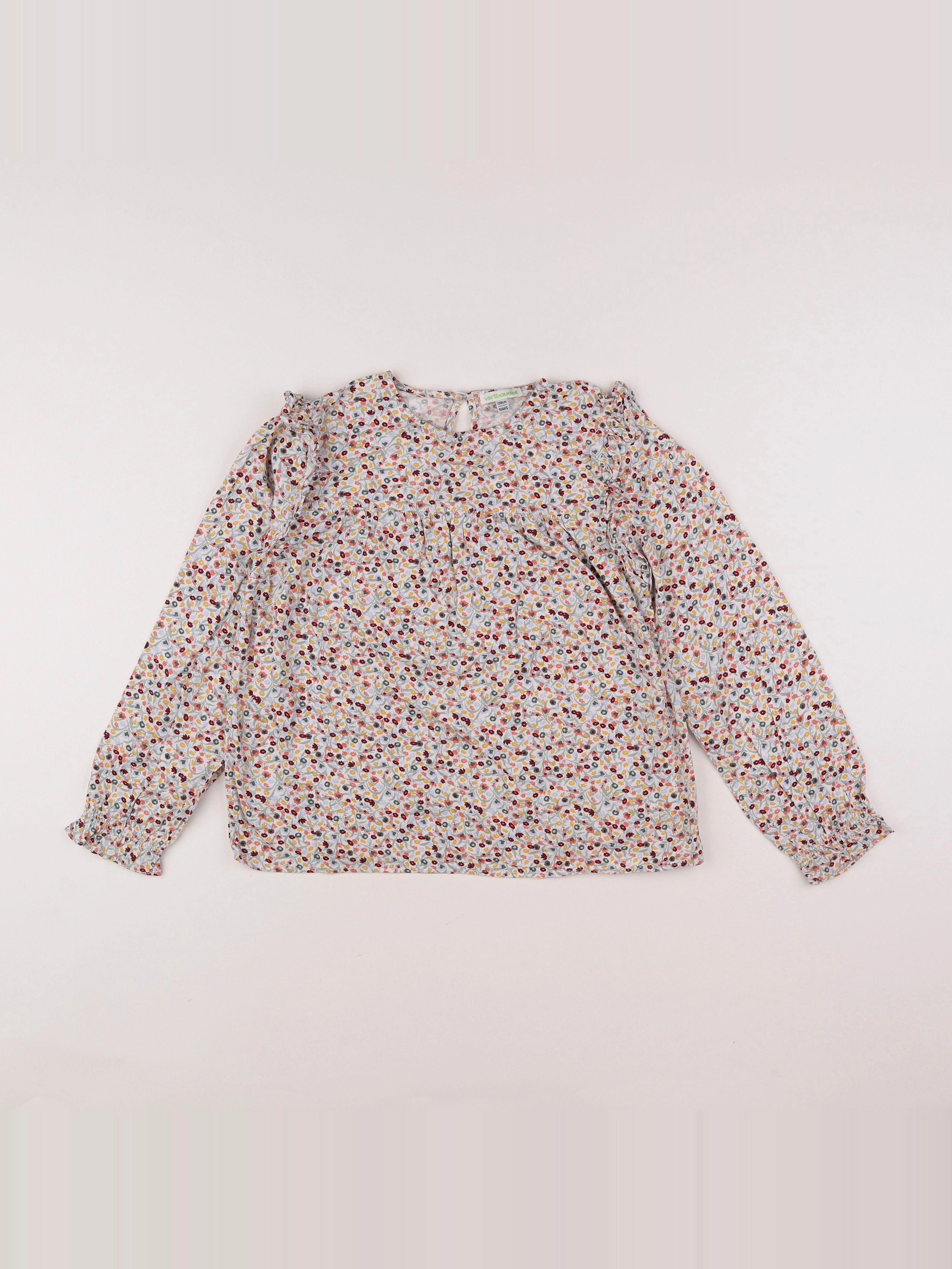 Vertbaudet - blouse multicolore - 10 ans