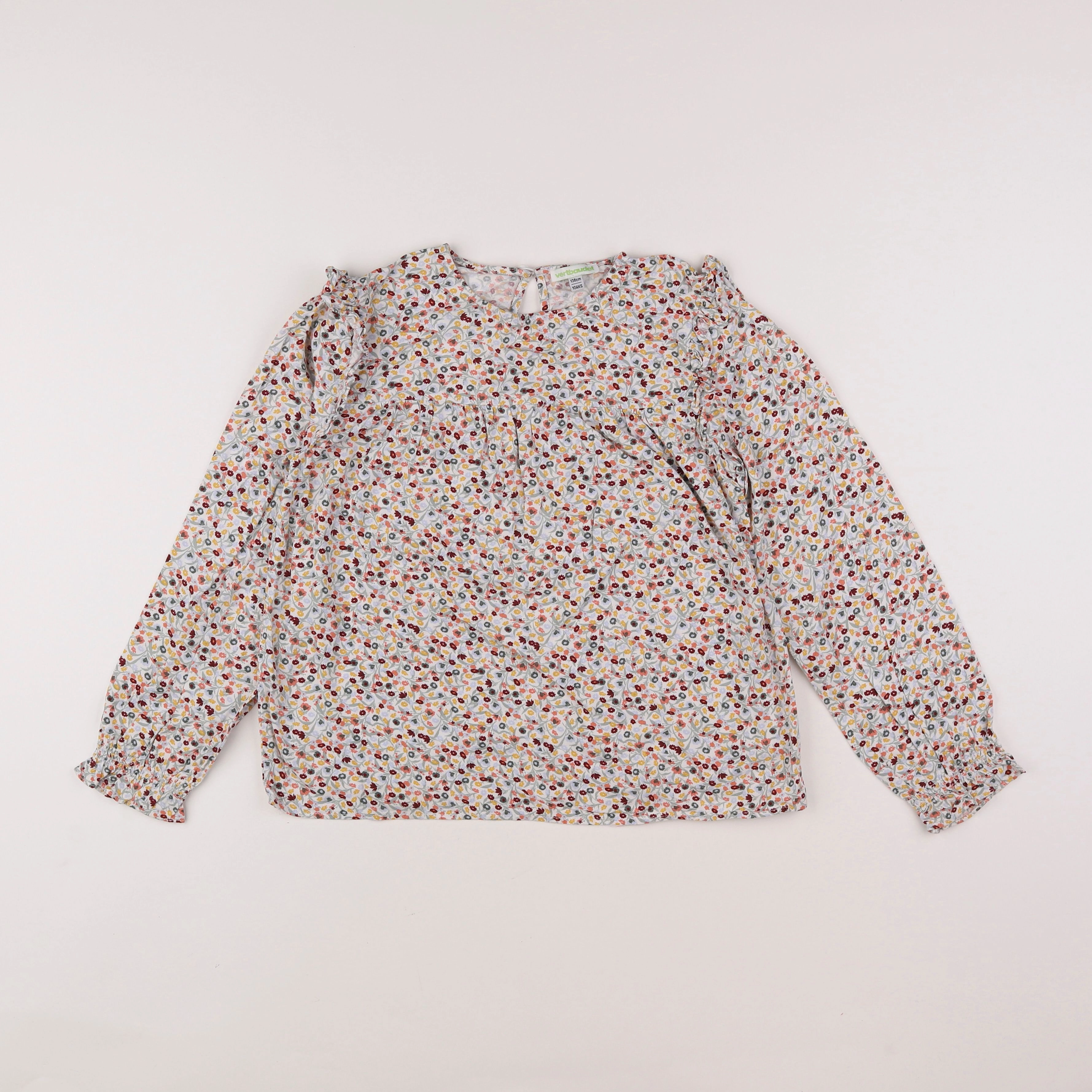 Vertbaudet - blouse multicolore - 10 ans