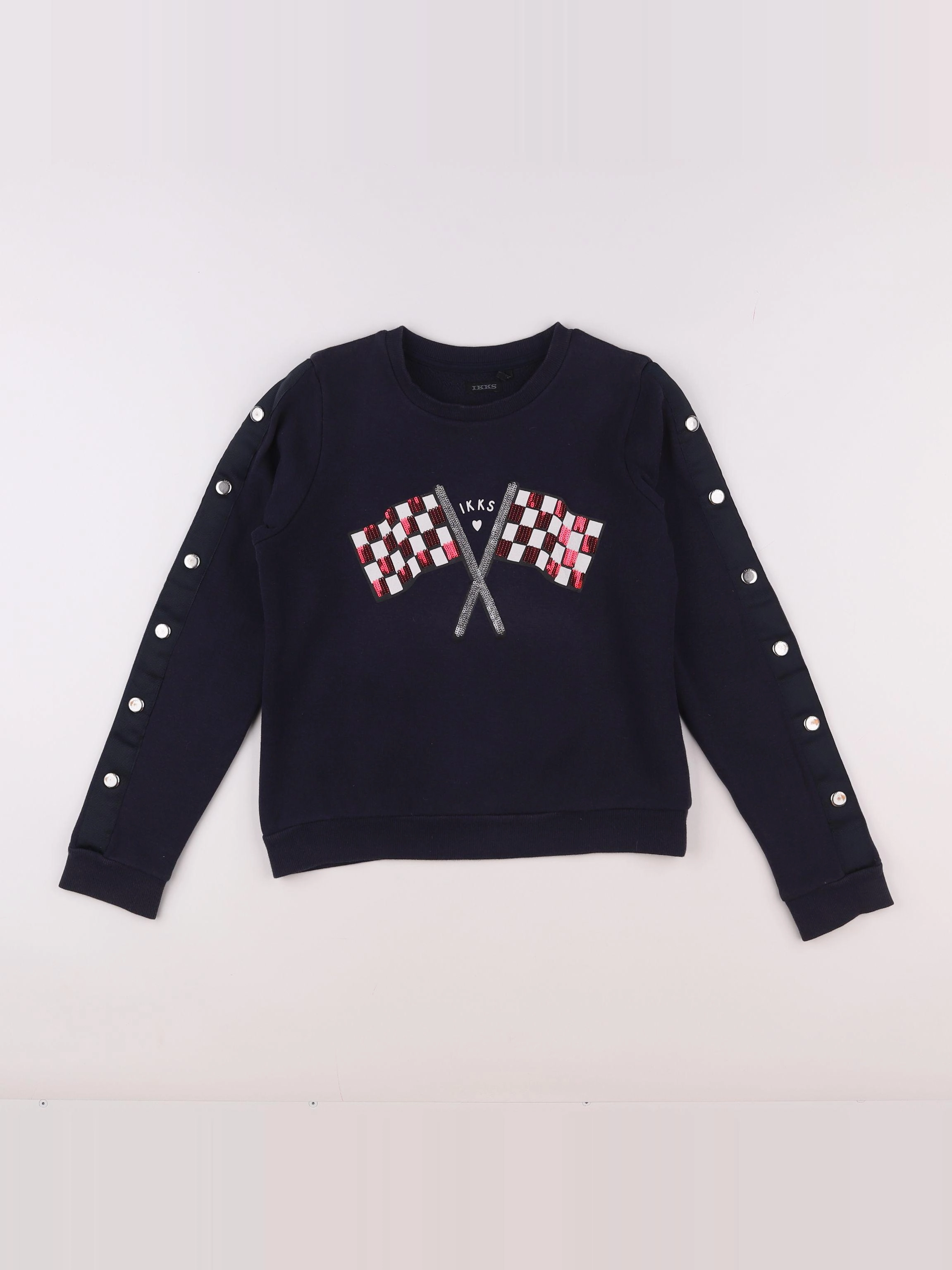 IKKS - sweat bleu - 12 ans