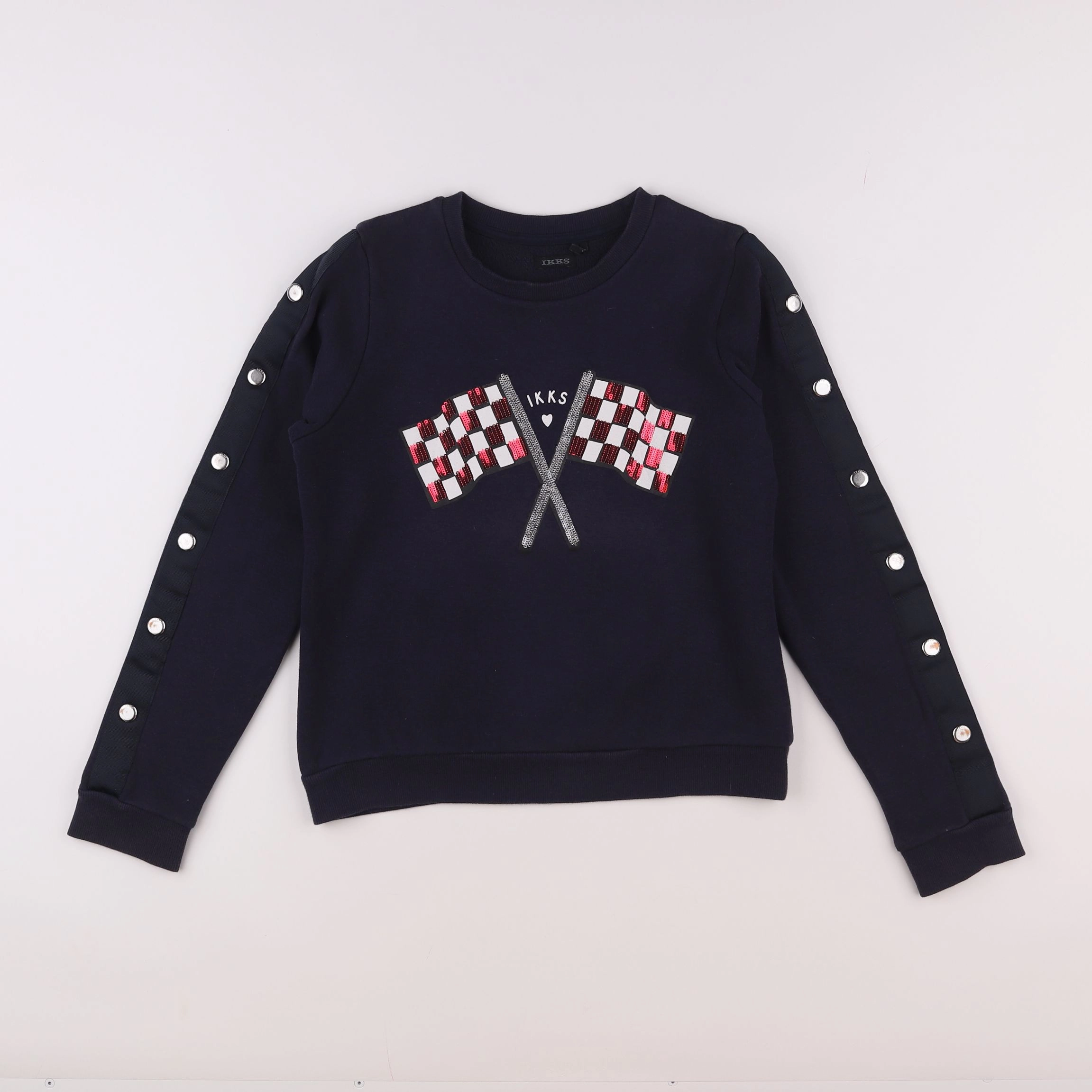IKKS - sweat bleu - 12 ans