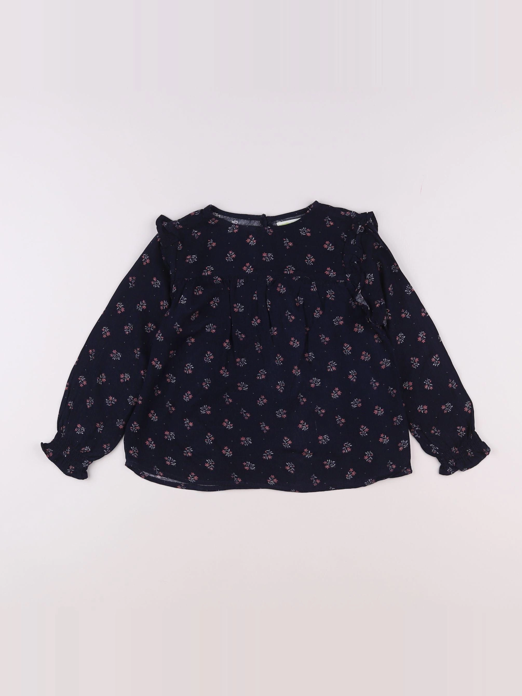 Vertbaudet - blouse bleu - 6 ans