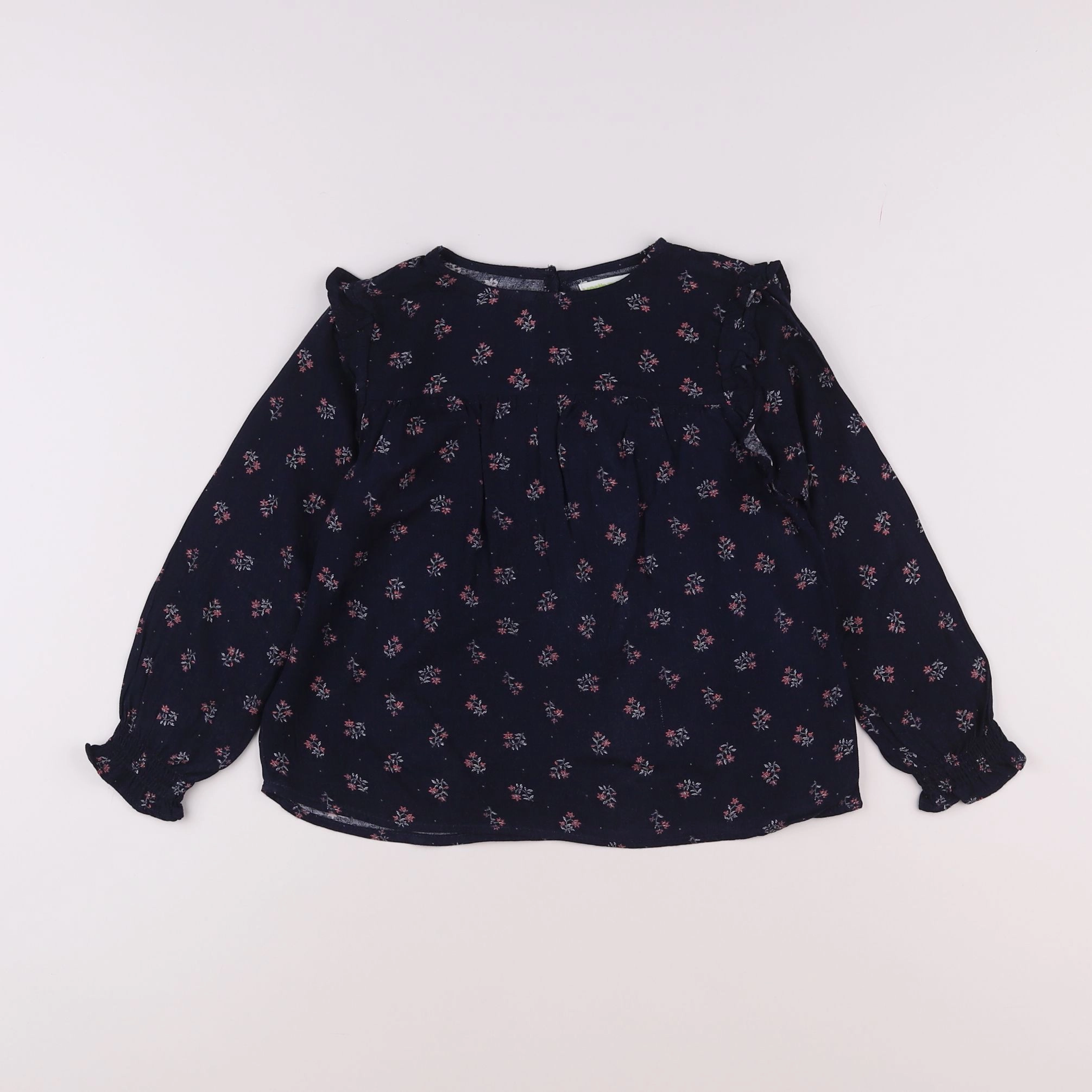 Vertbaudet - blouse bleu - 6 ans