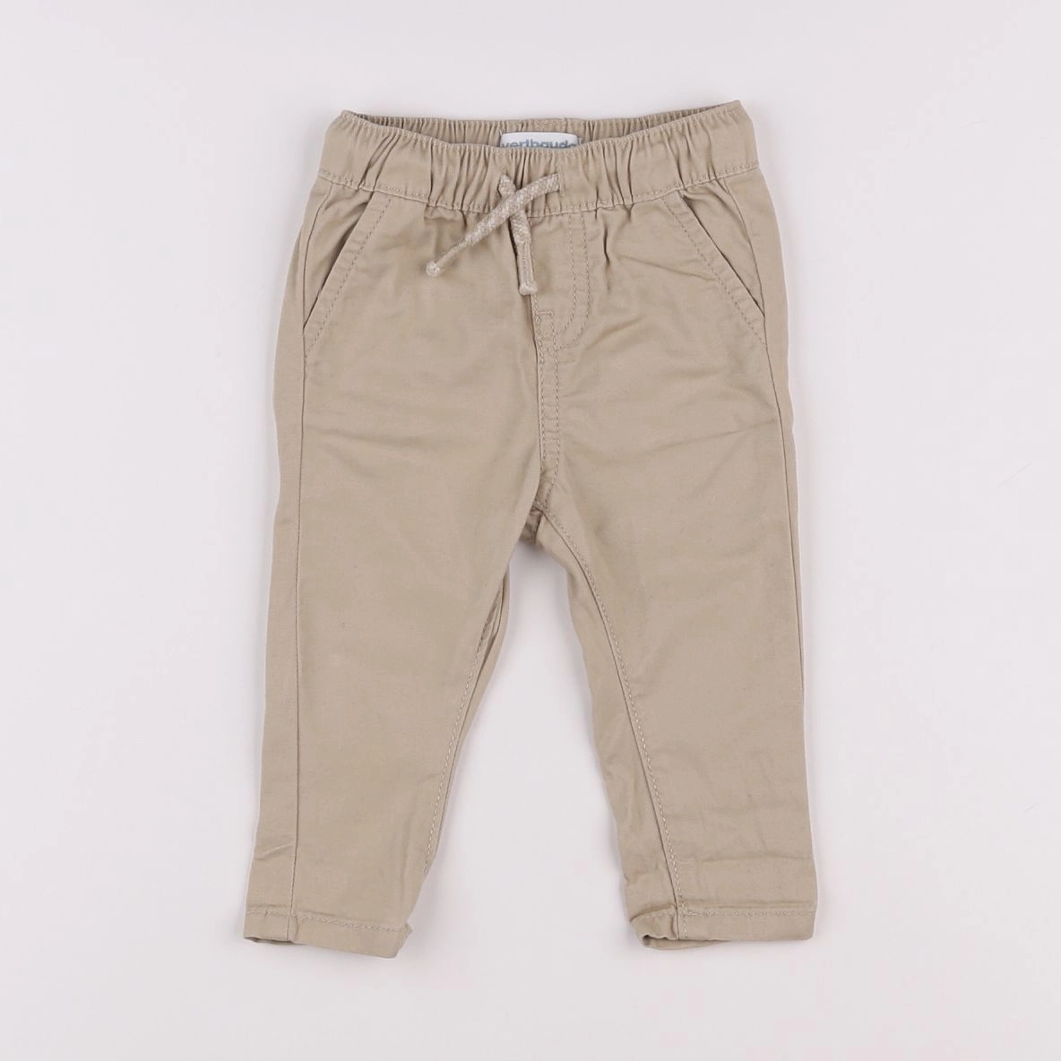 Vertbaudet - pantalon beige - 3 mois