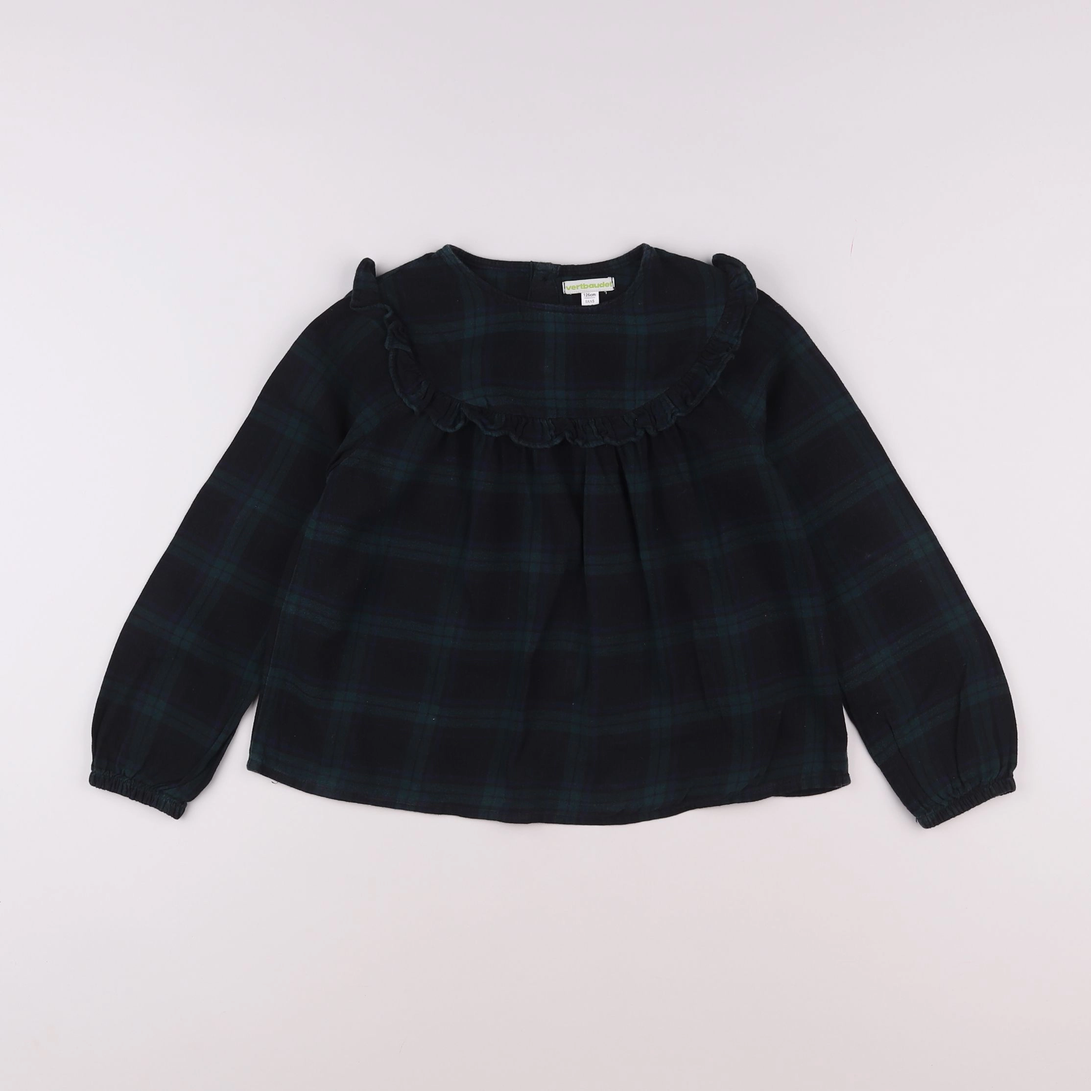 Vertbaudet - blouse bleu - 8 ans