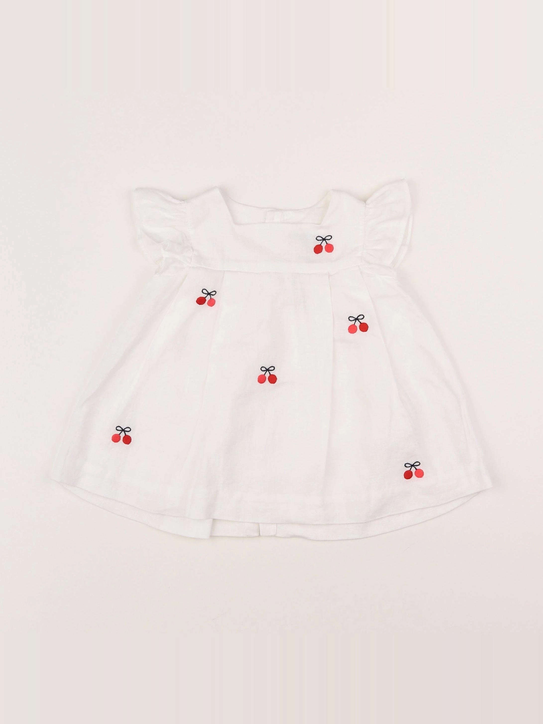 Jacadi - robe blanc - 6 mois
