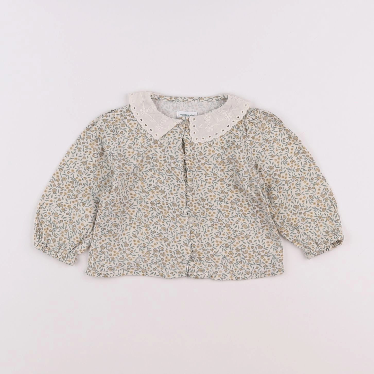 Vertbaudet - blouse multicolore - 6 mois